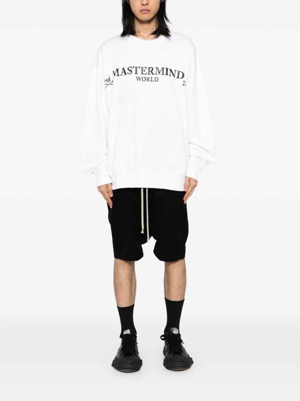 logo print sweatshirt - 2