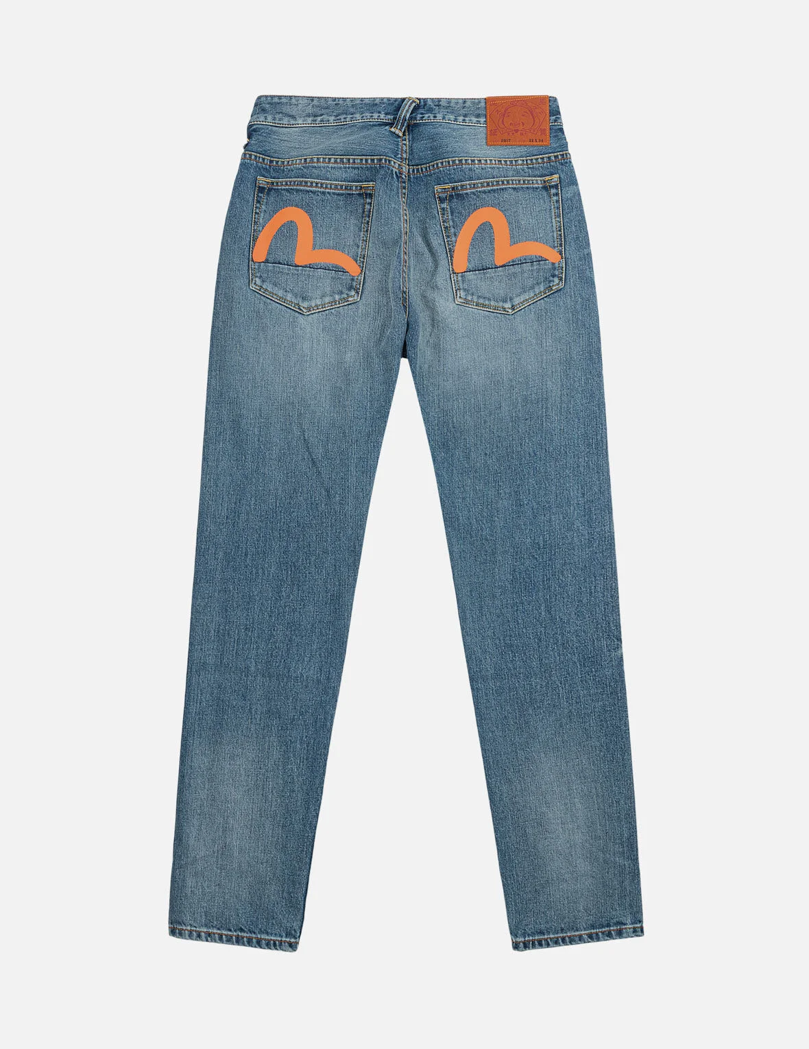 Orange Seagull Classic Taper Fit Jeans #2017 - 1