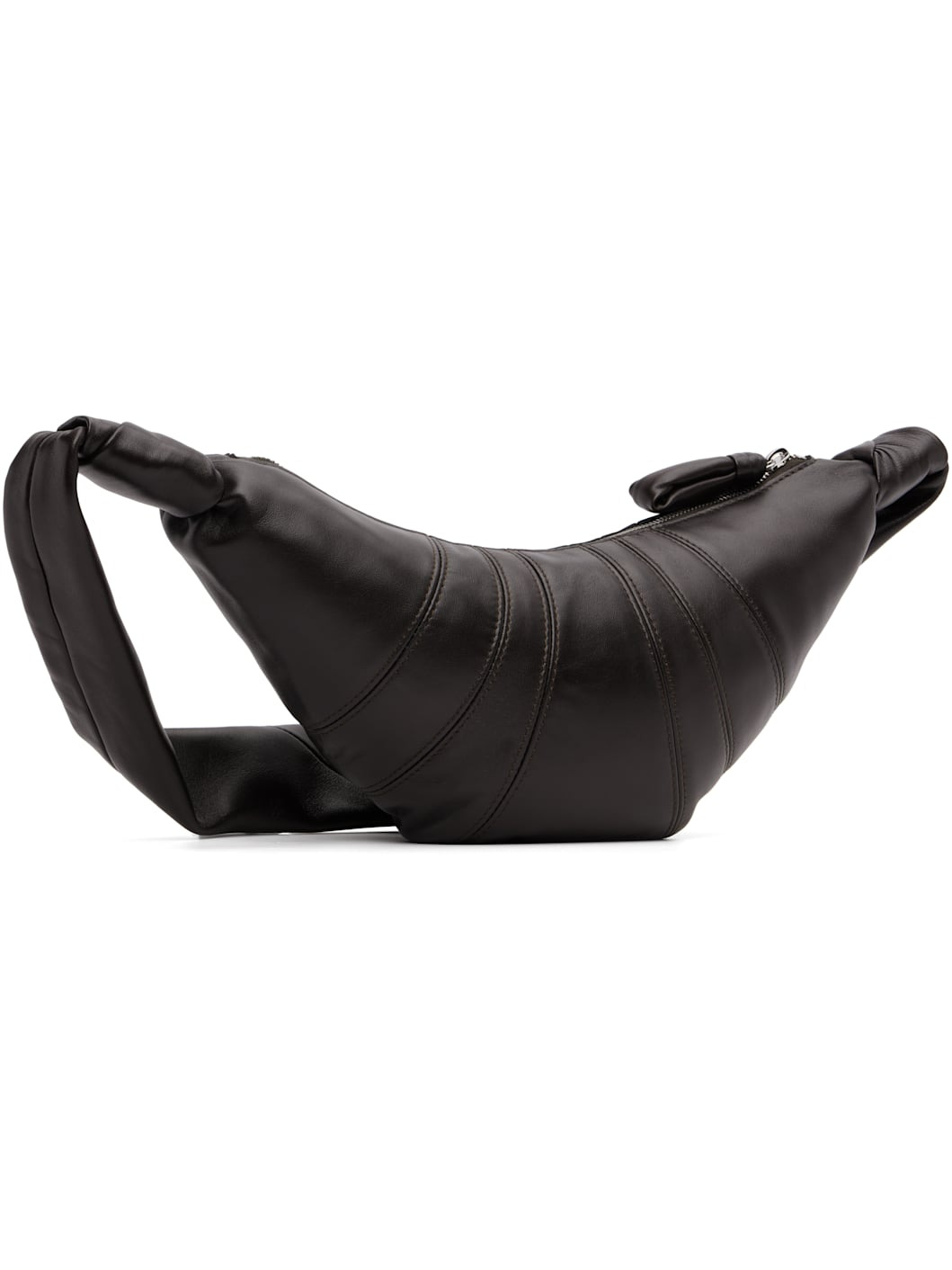 Brown Small Croissant Bag - 3