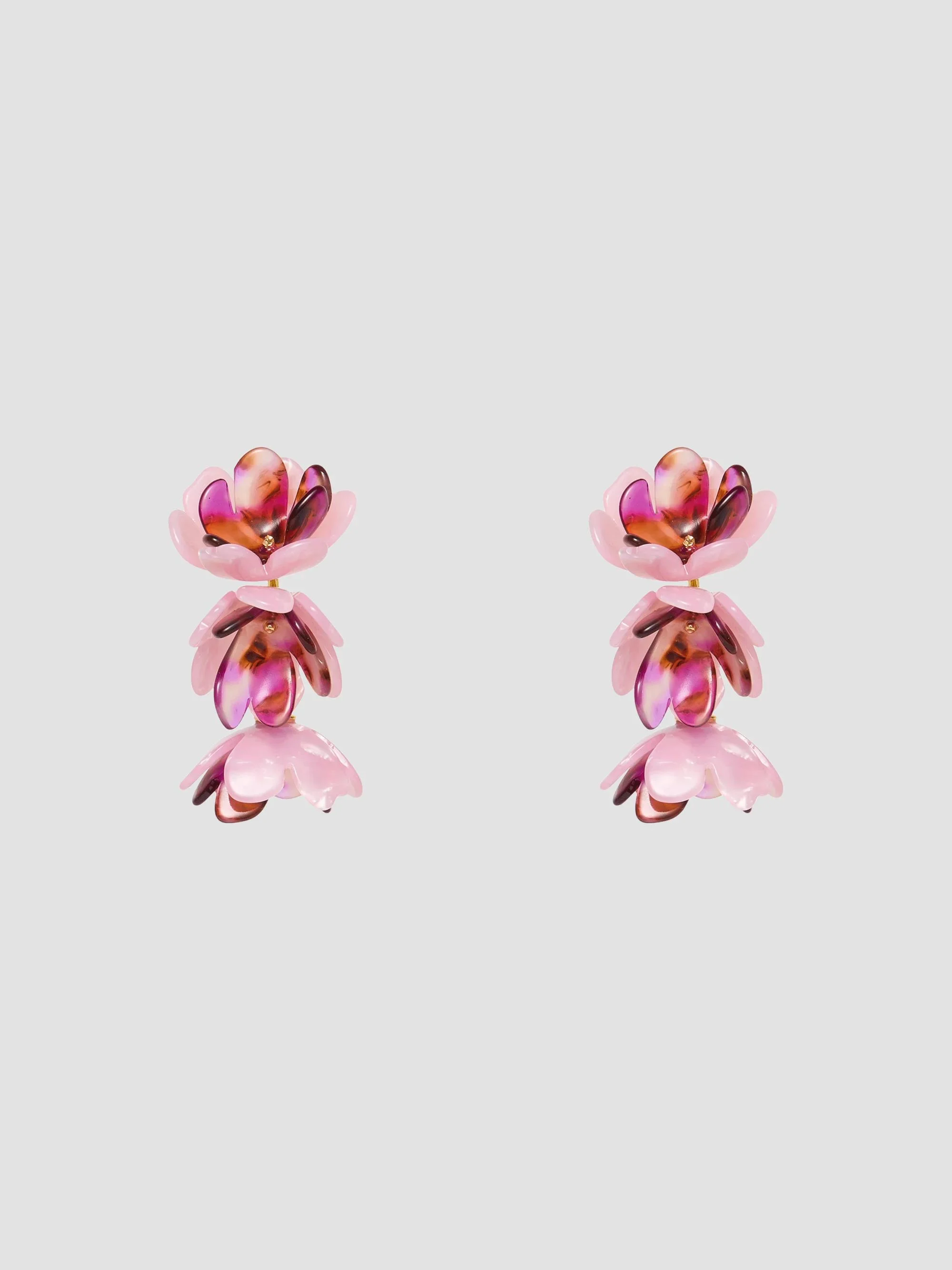 Women's Wildberry Mini Rose Drop Earrings - Wildberry - 1