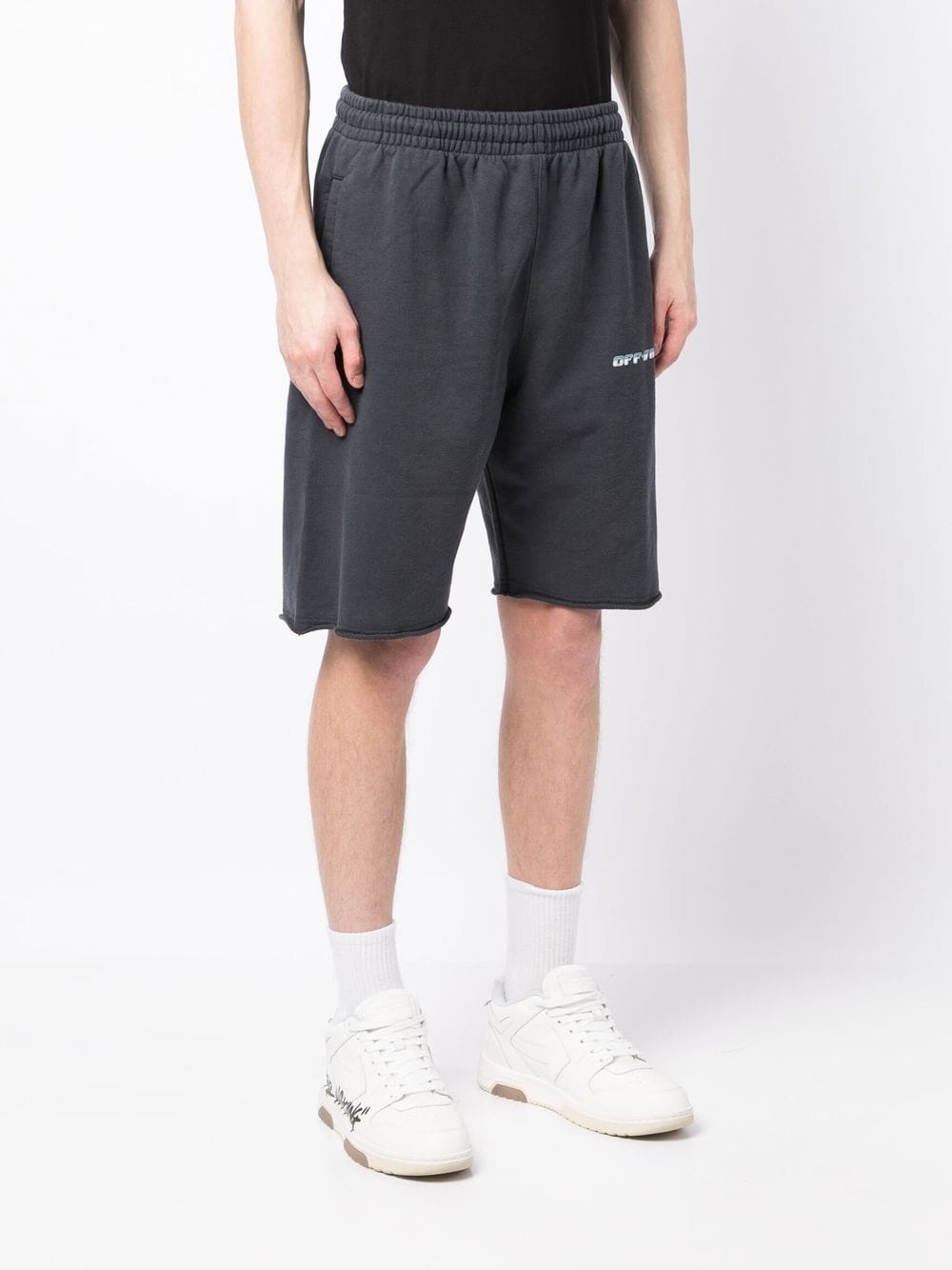 Arrows logo-print shorts - 3