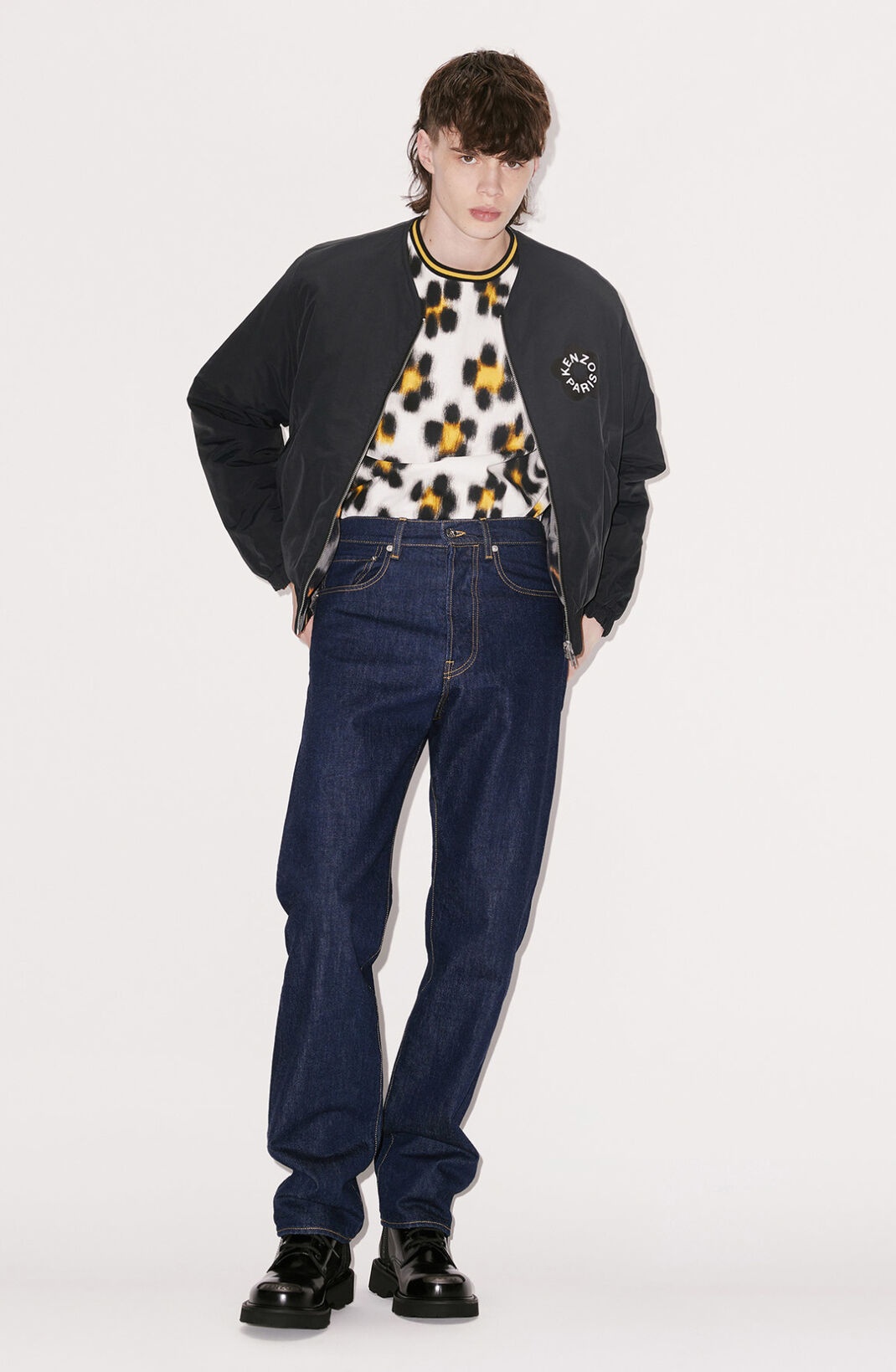 'Hana Leopard' reversible bomber jacket - 5