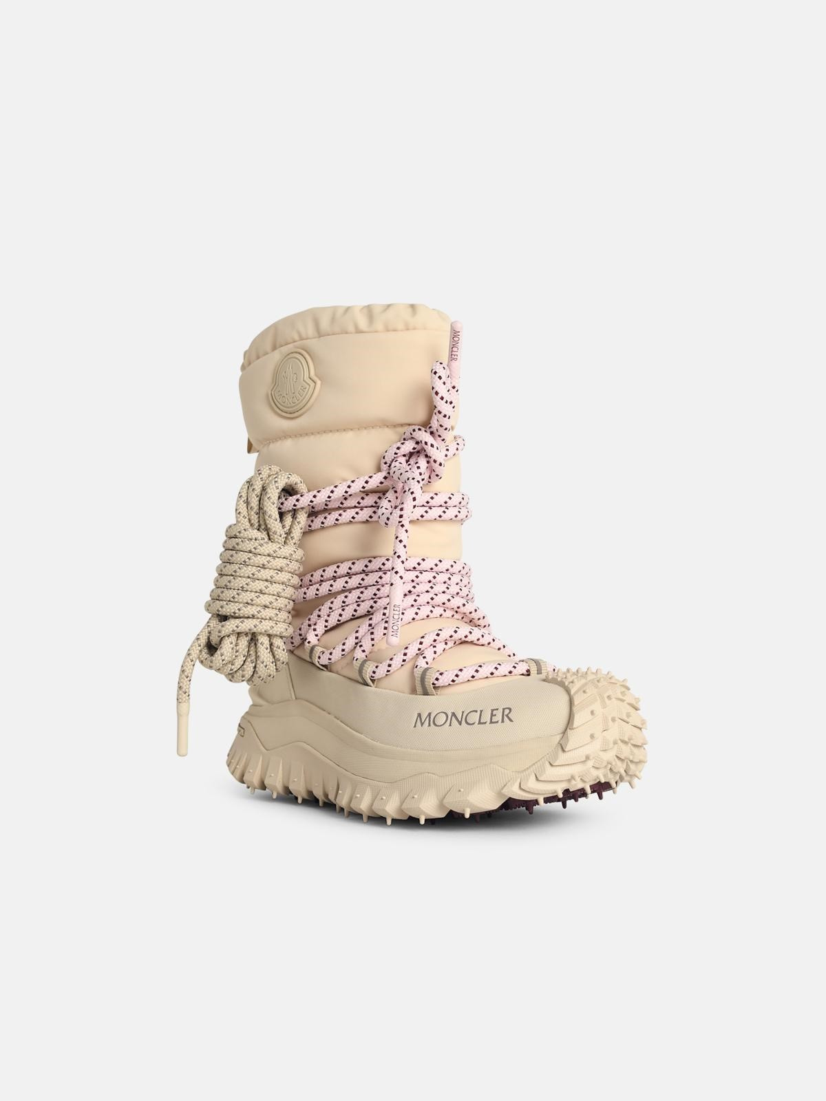 'TRAILGRIP APRÈS' HIGH IVORY POLYAMIDE BLEND BOOTS - 2