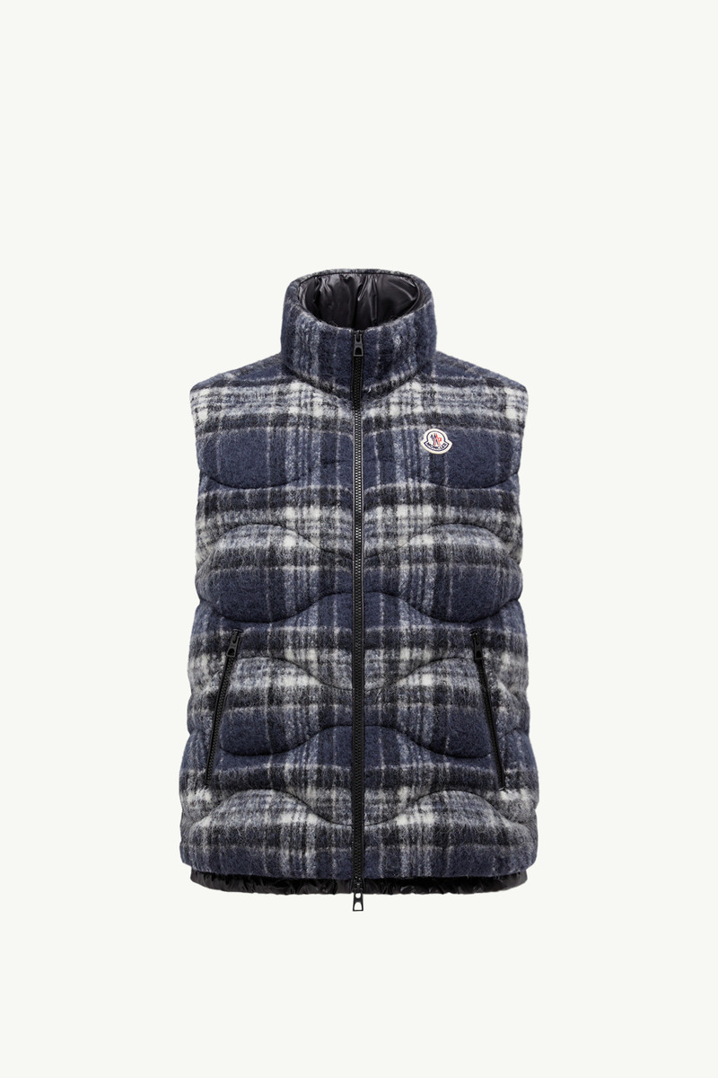Sfakia Geometric-Quilted Wool Down Vest 1