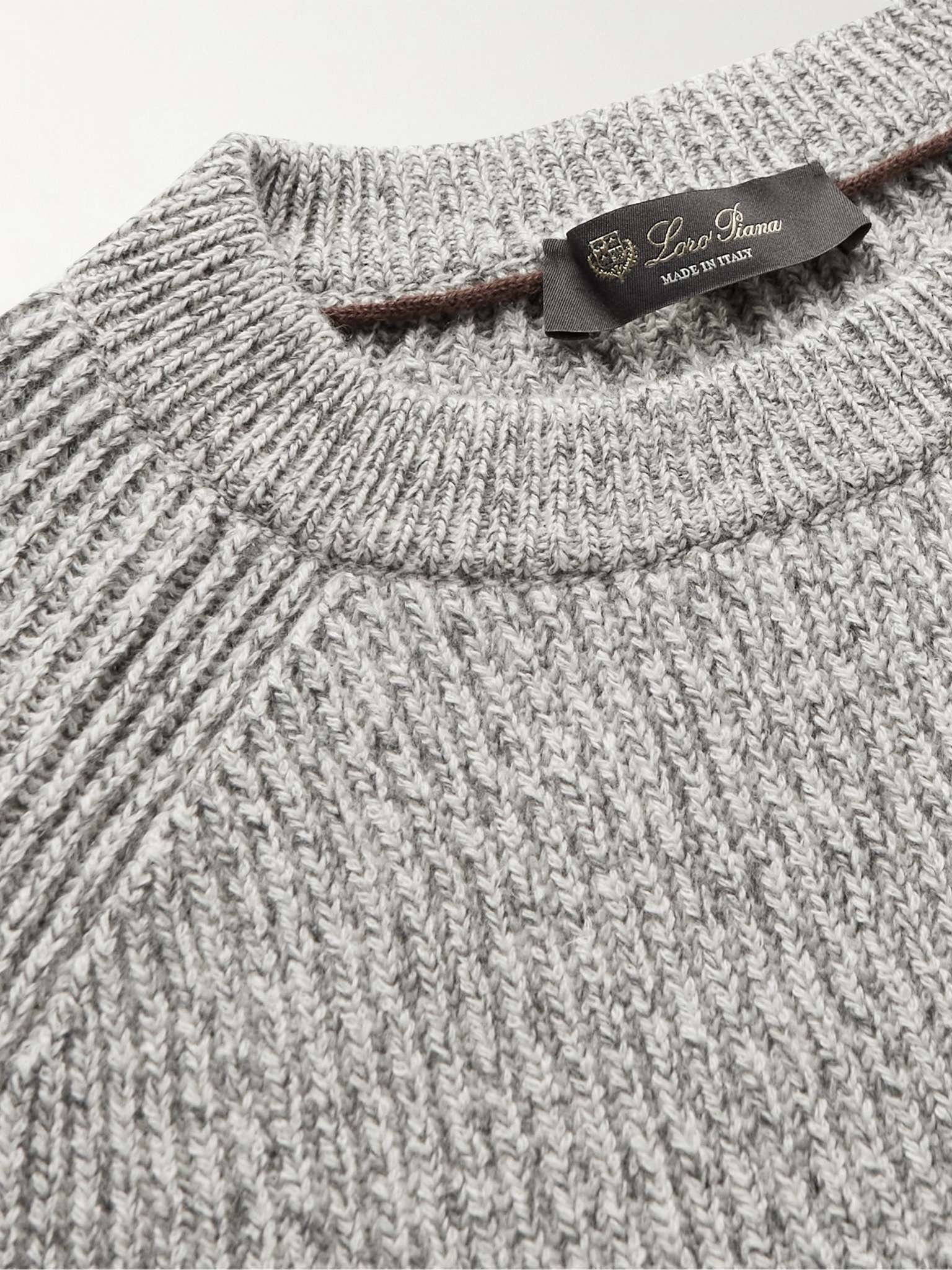 Ribbed Cashmere Sweater - 7