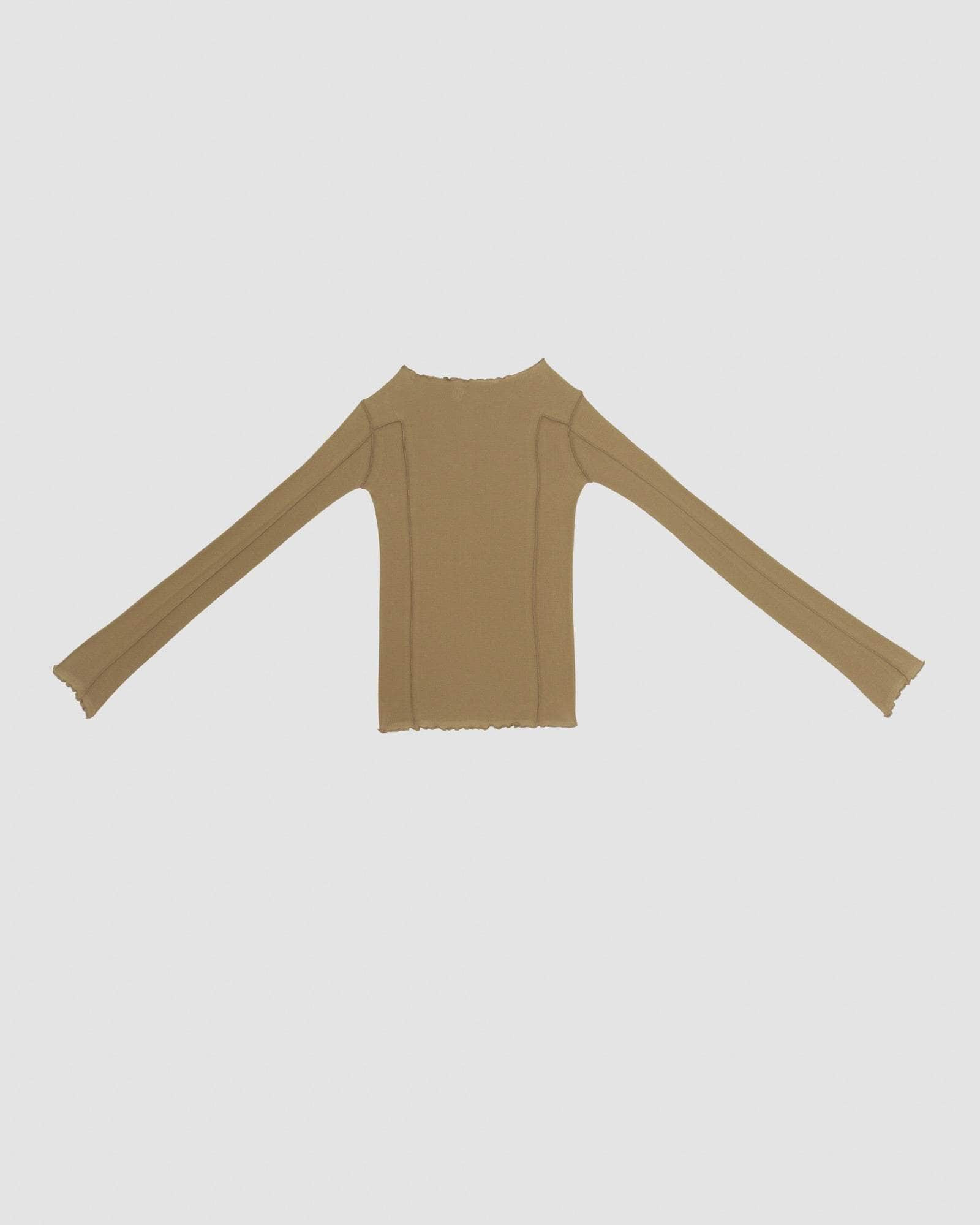 Omato Long Sleeve Tee - Fine Organic Cotton Rib - 8
