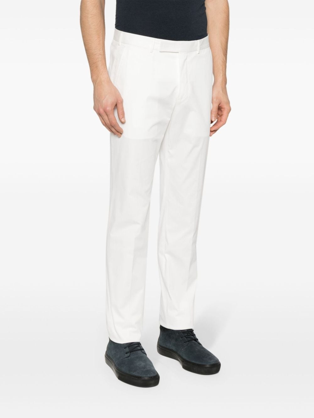 twill stretch-cotton trousers - 3