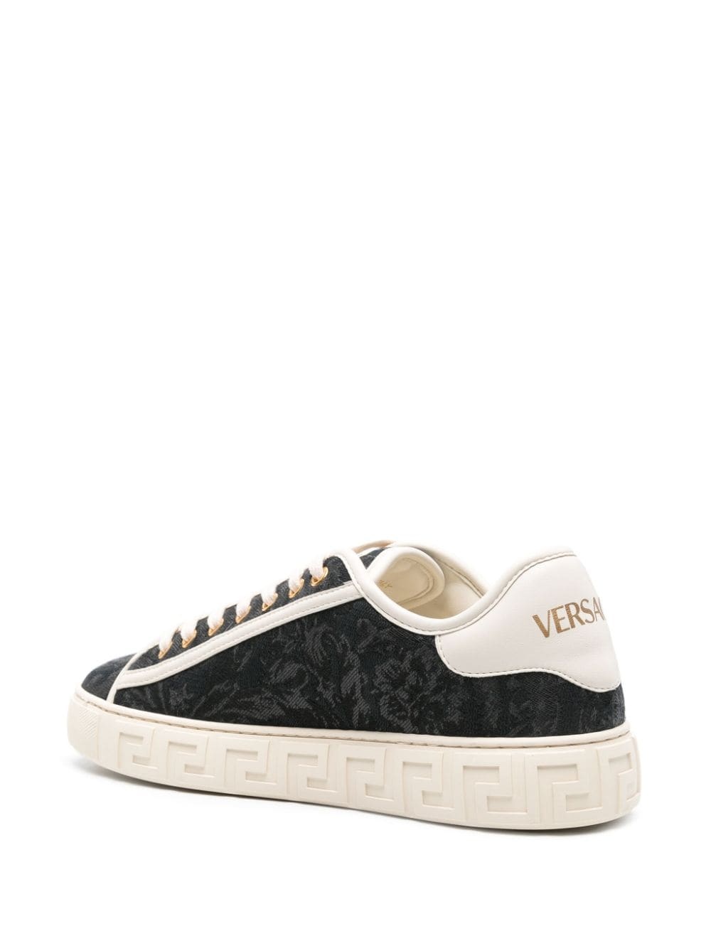 Barocco Greca jacquard sneakers - 3