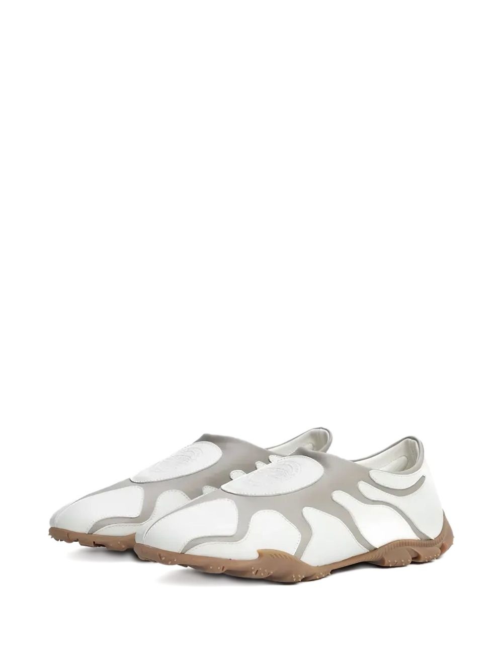 asymmetrical design slip-on sneakers - 2