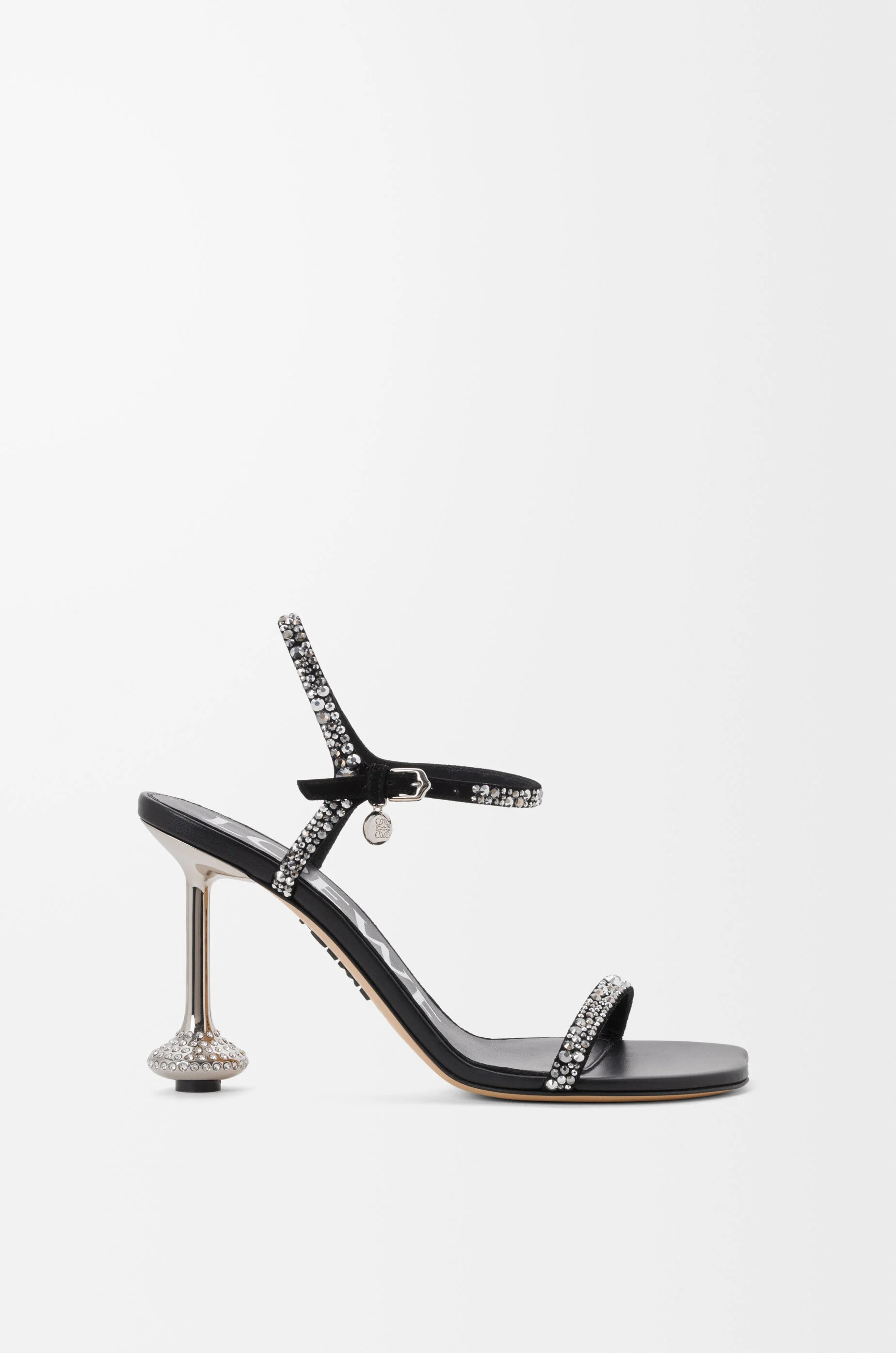 Toy sandal in suede and strass - 1