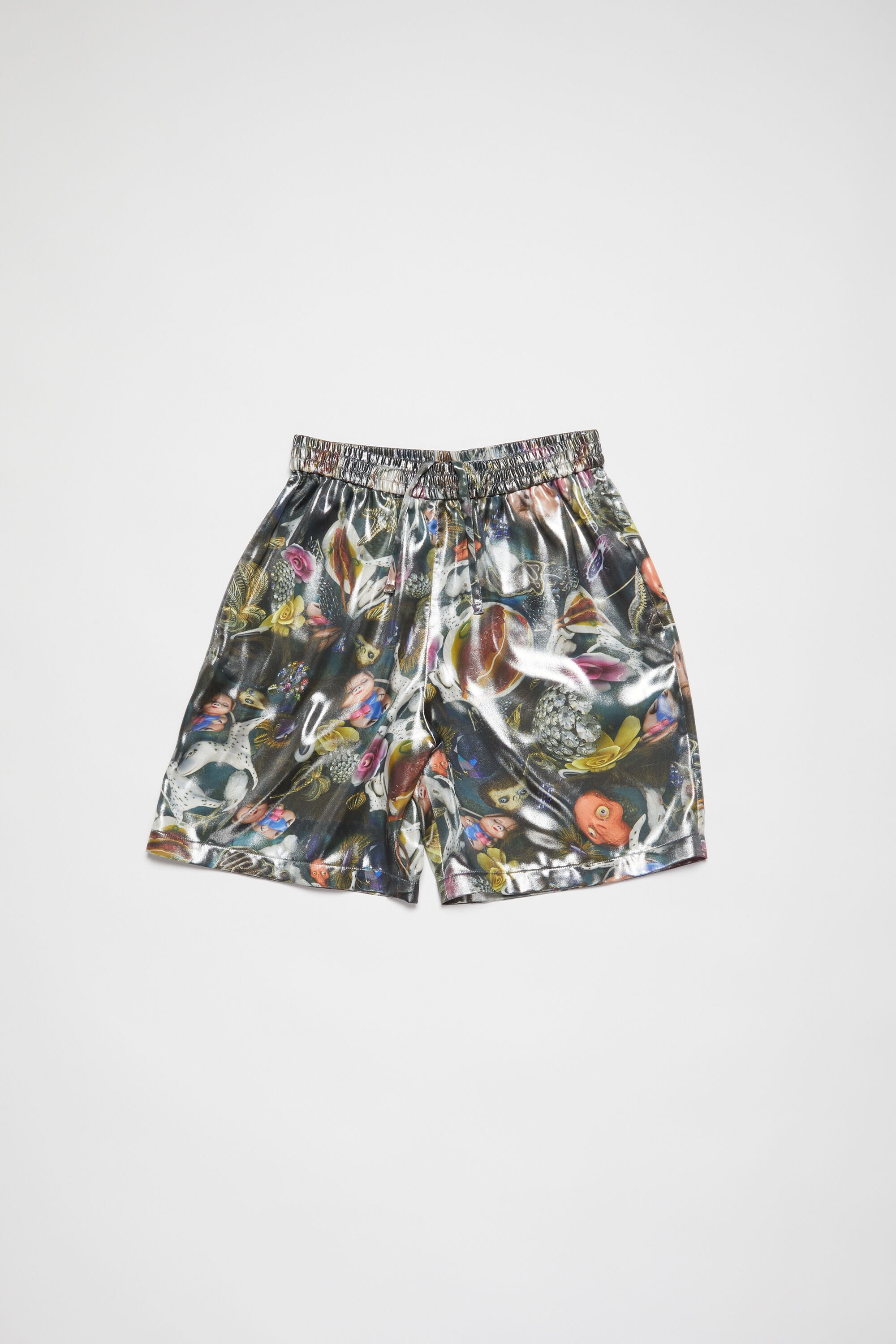 Printed shorts - Black Multicolor - 7