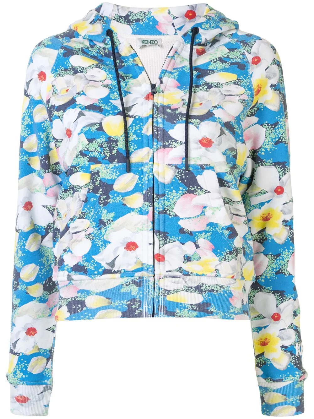 x Vans floral zipped hoodie - 1