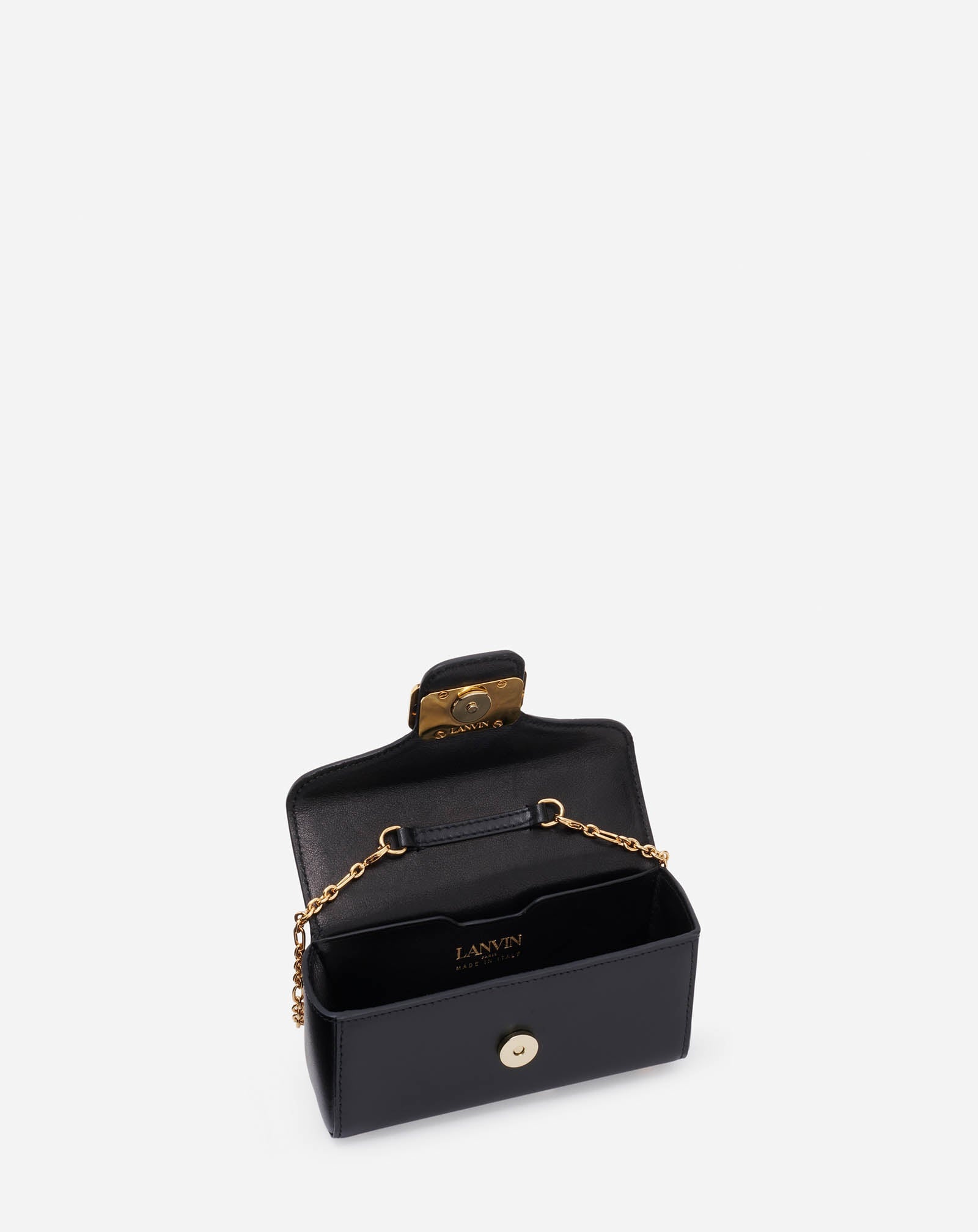 SHINY LEATHER MICRO PENCIL BAG 5