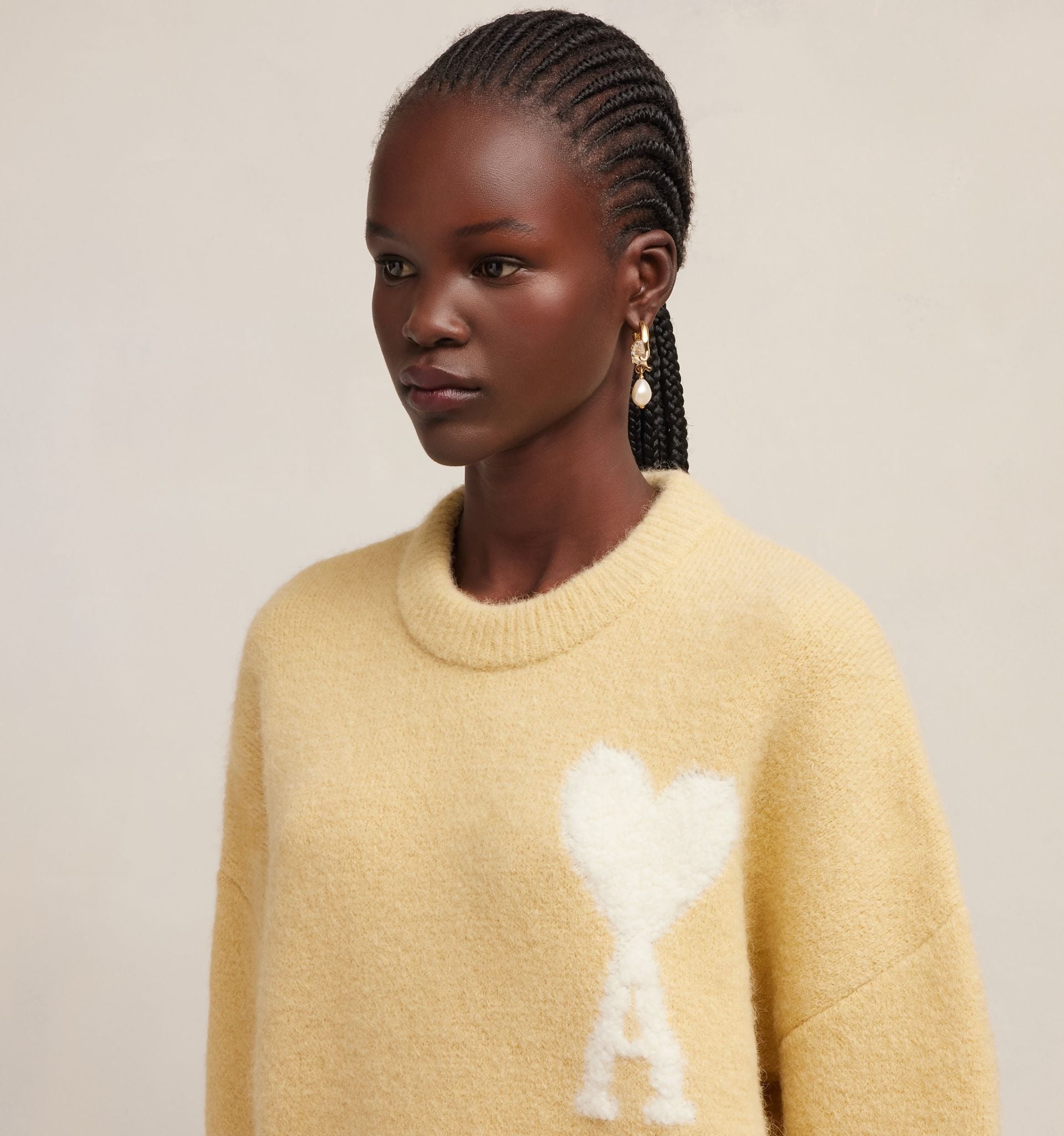 Cloudy Wool Ami de Cœur Sweater - 8