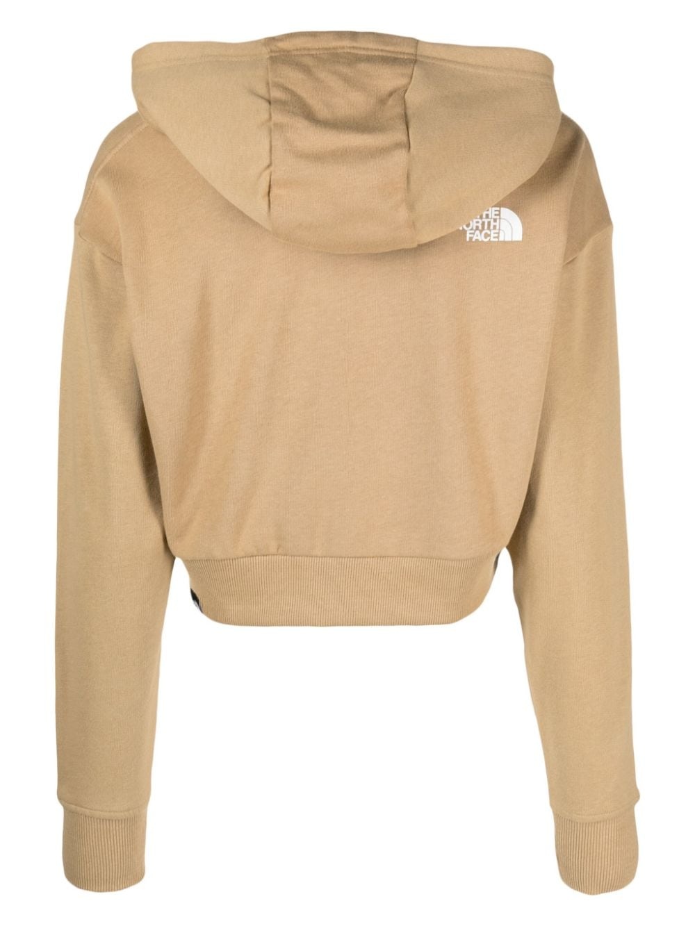 logo-print cropped hoodie - 2