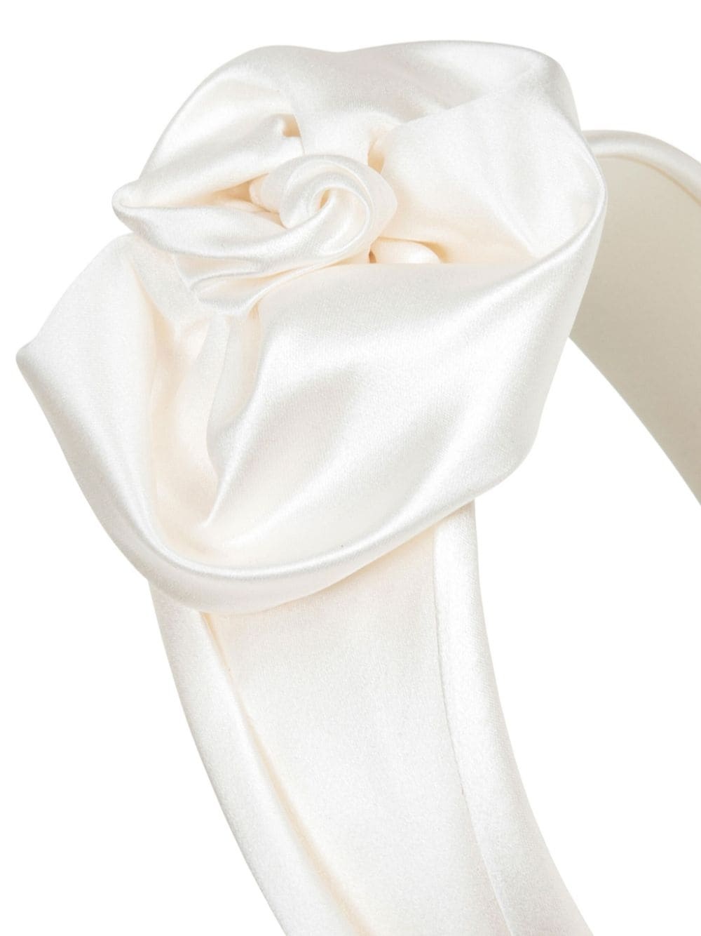 Rosalina floral-appliquÃ©d silk headband - 2