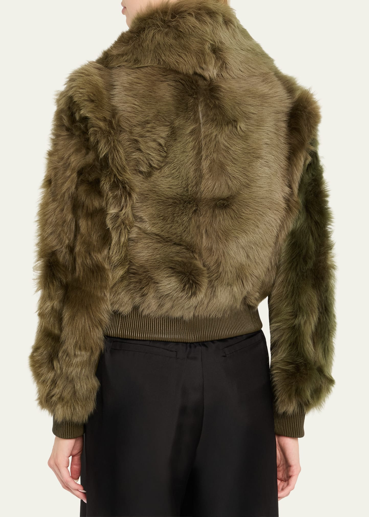 Hypnotic Shearling Bomber Jacket - 3