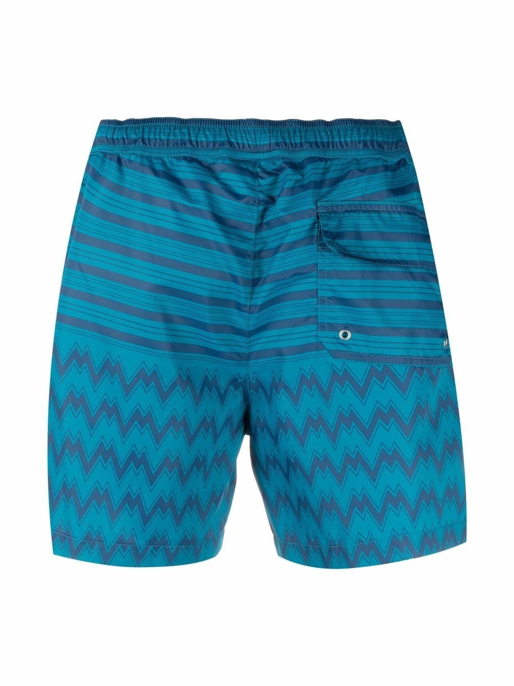 zig-zag three-pocket swim shorts - 2