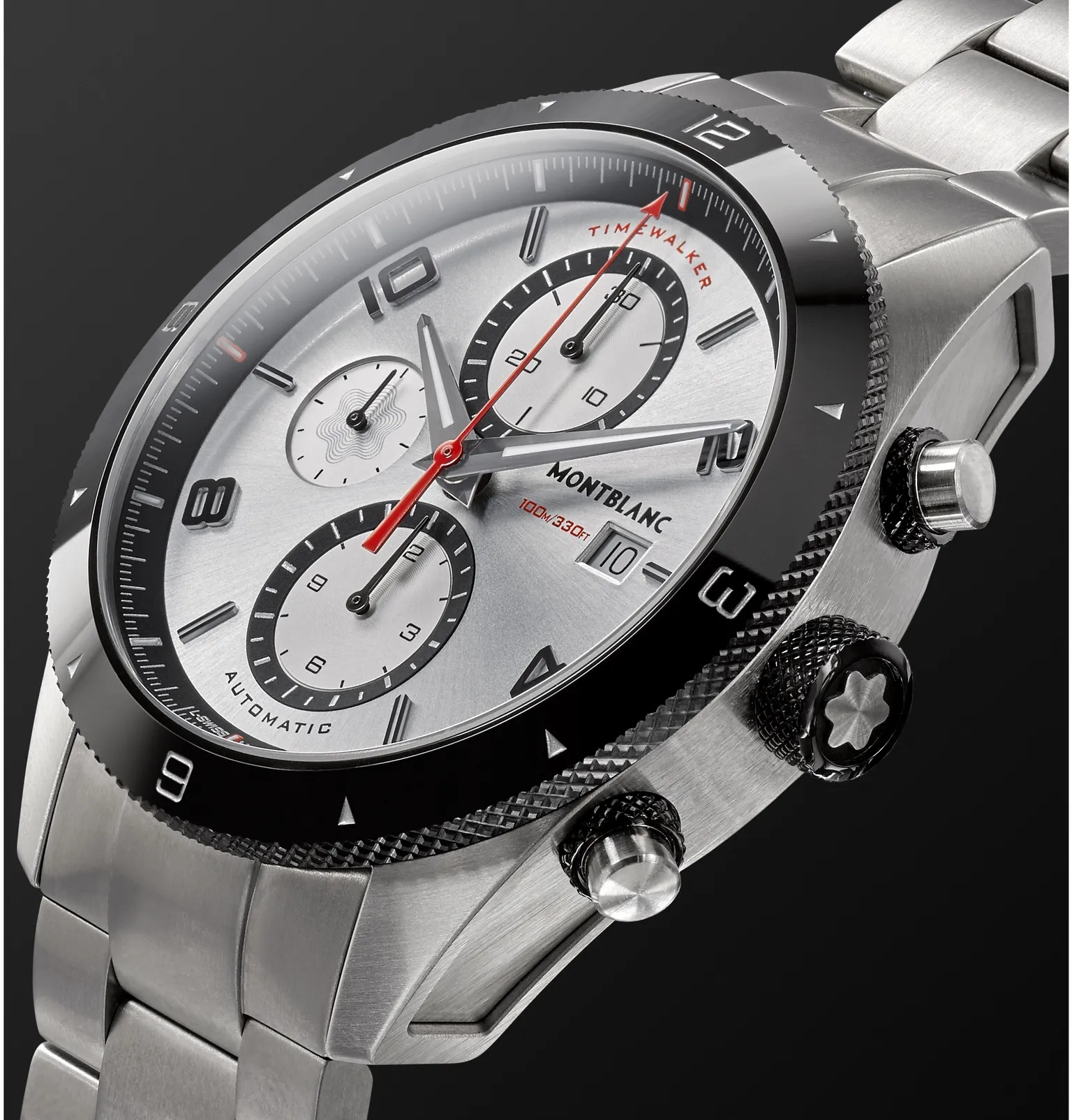 TimeWalker Chronograph Automatic 43mm Stainless Steel and Ceramic Watch, Ref. No. 116099 - 4