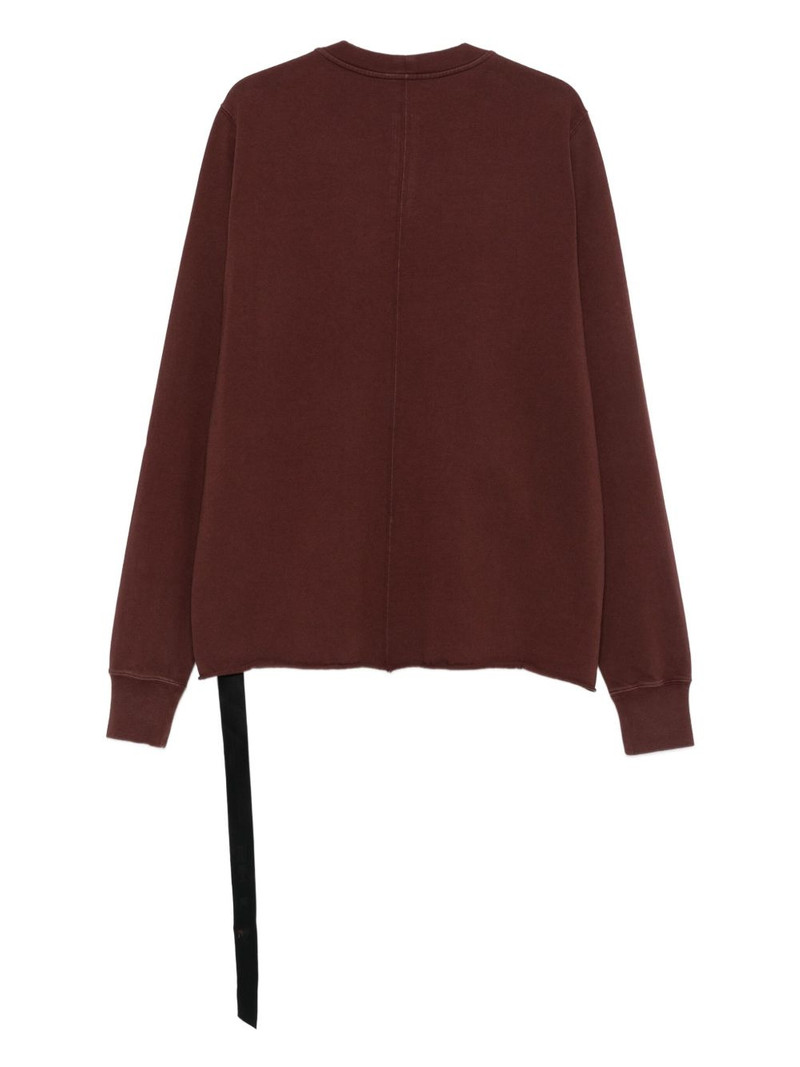 Rick Owens DRKSHDW raw-edge crew-neck sweatshirt outlook