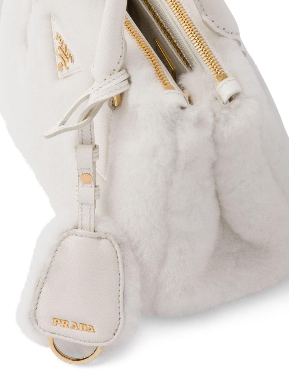 Galleria shearling tote bag - 6