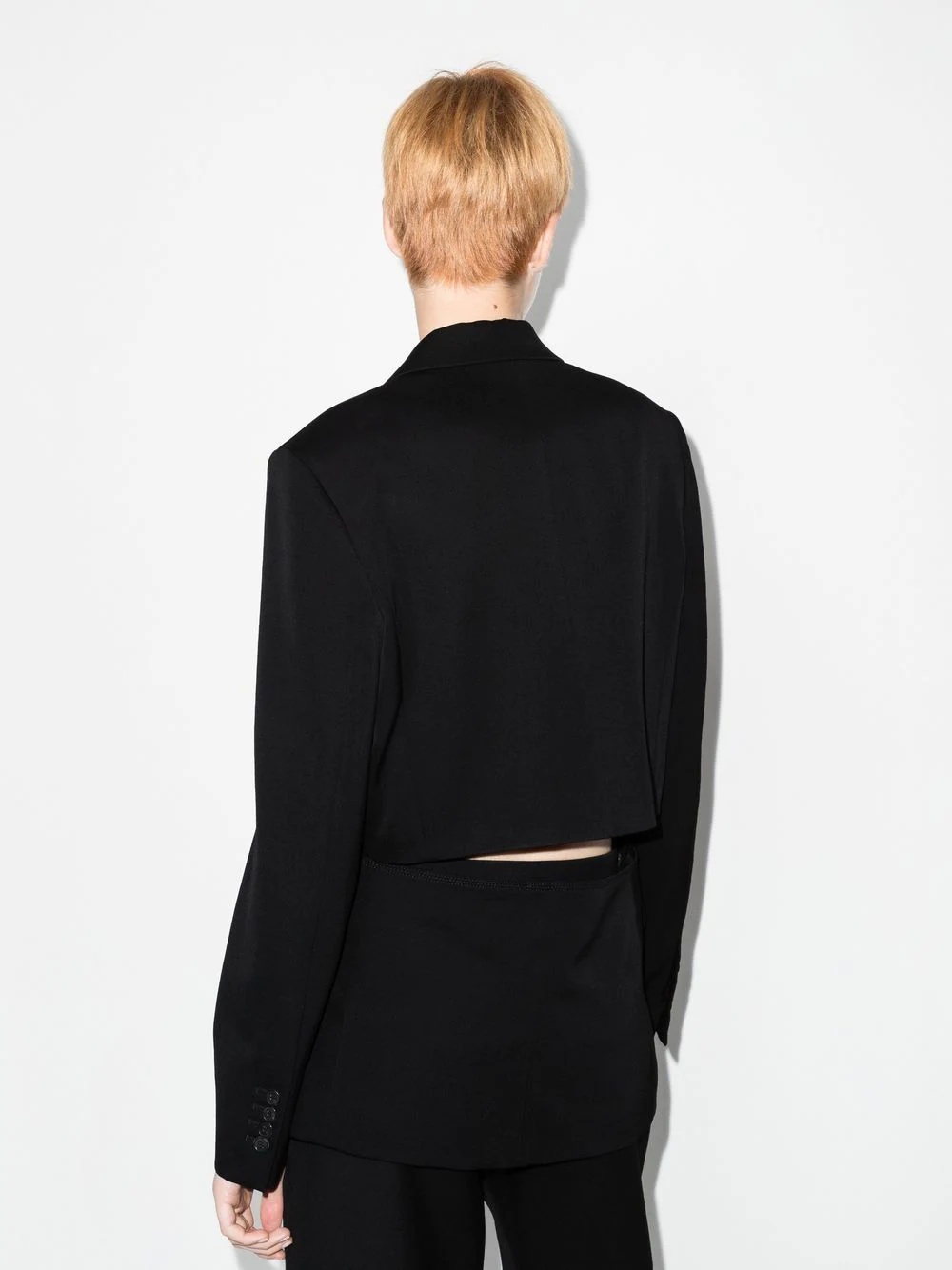 cut-out oversized blazer - 3