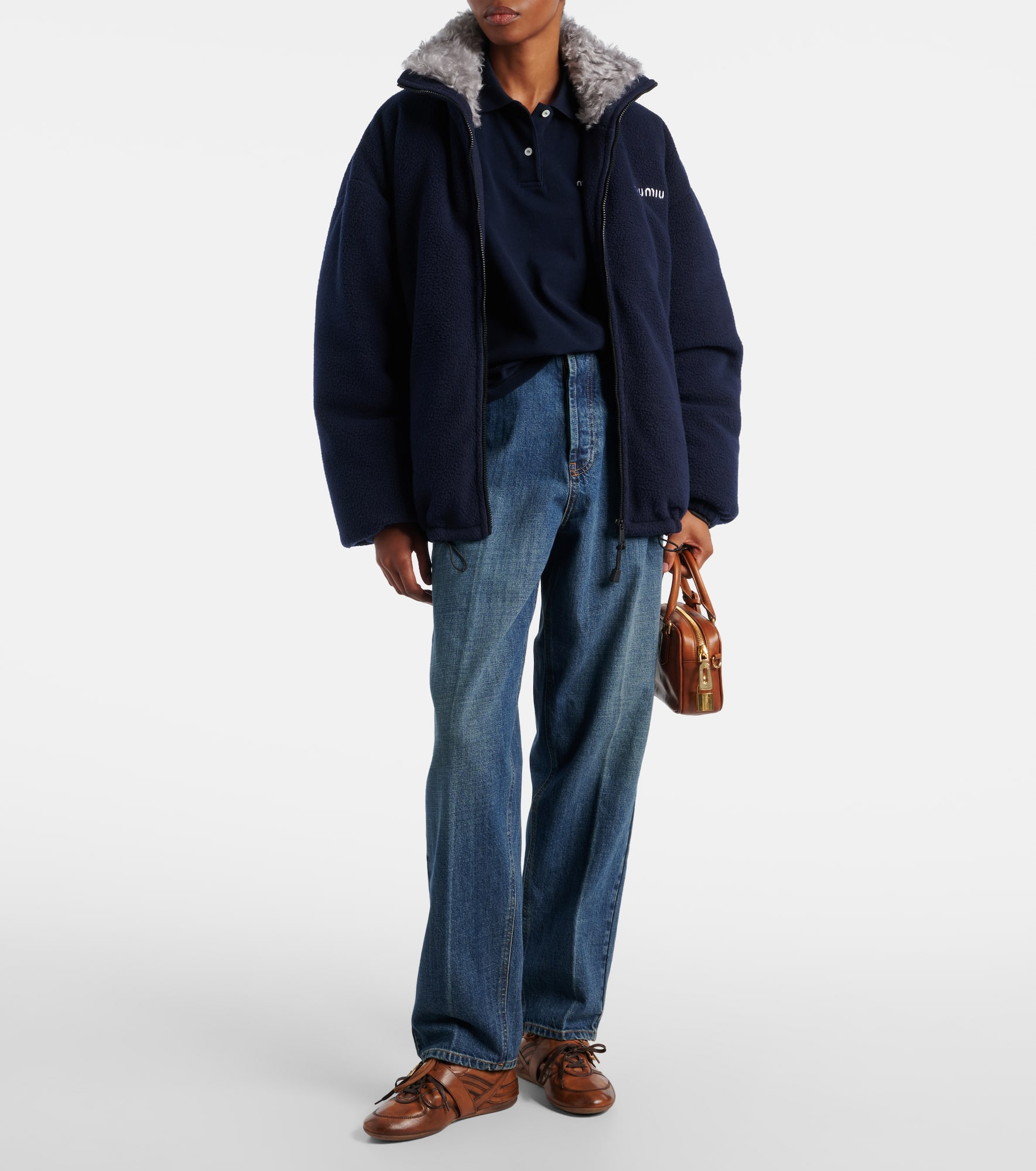 Down-filled fleece jacket - 2