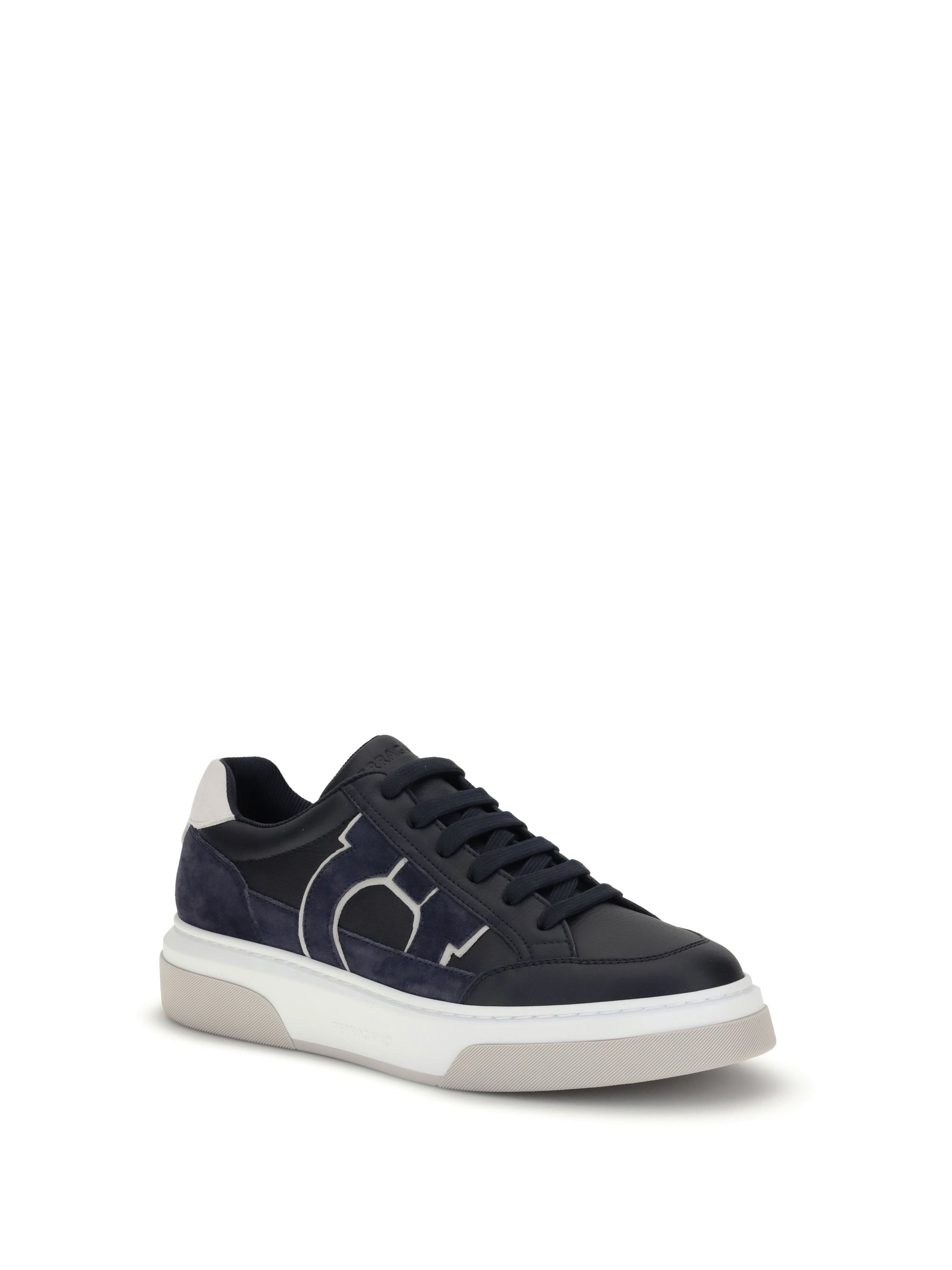 Ferragamo Men Gancini Leather Sneakers - 2