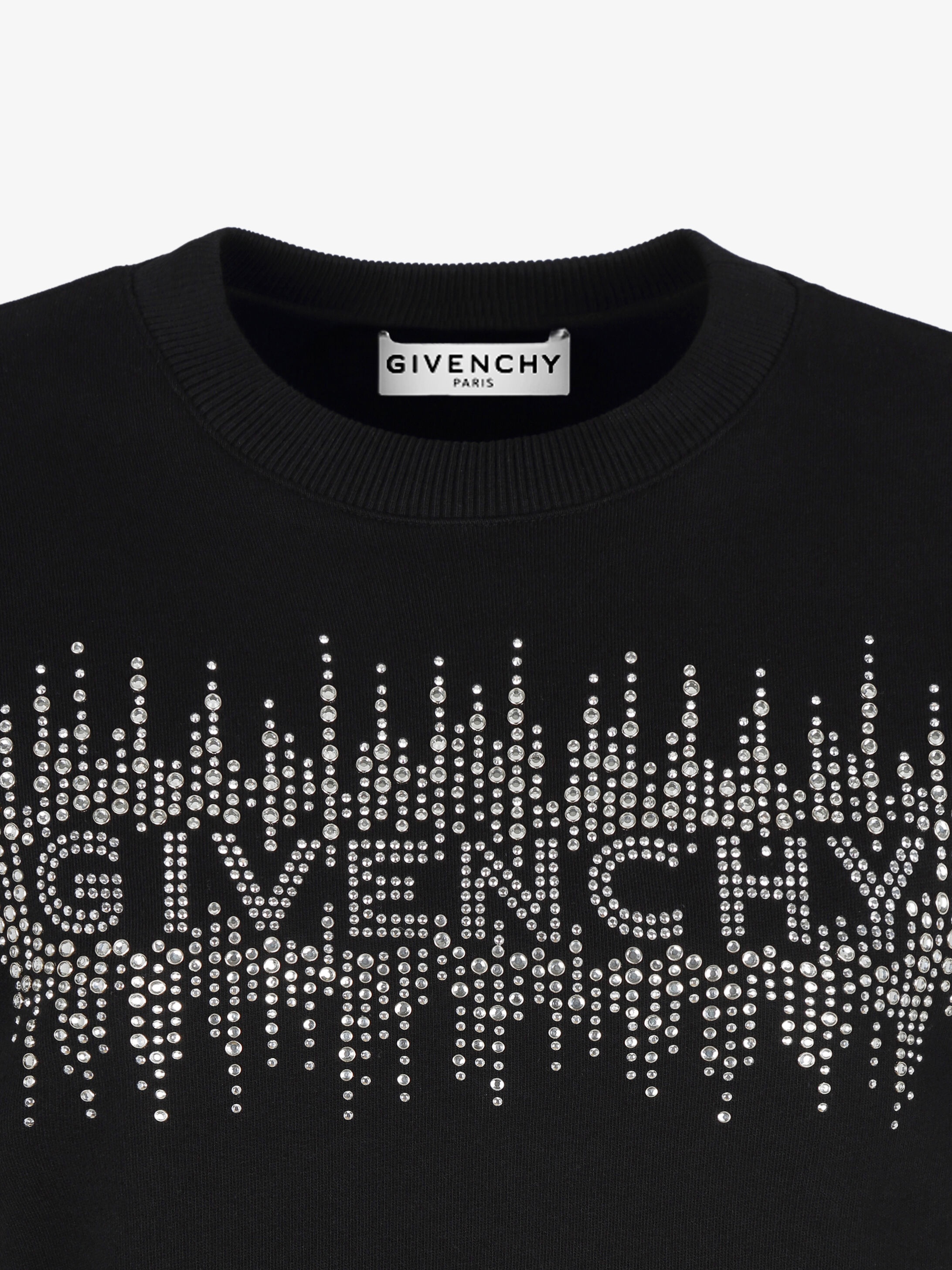 GIVENCHY crytals embroidered sweatshirt - 5