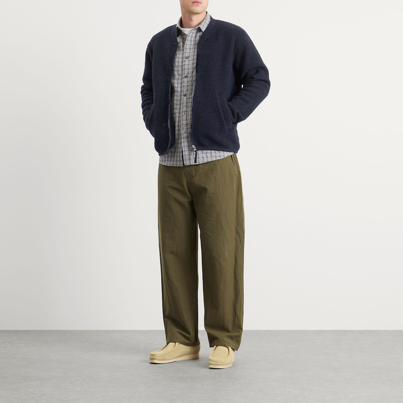 Universal Works Universal Works Wool Fleece Zip Bomber outlook