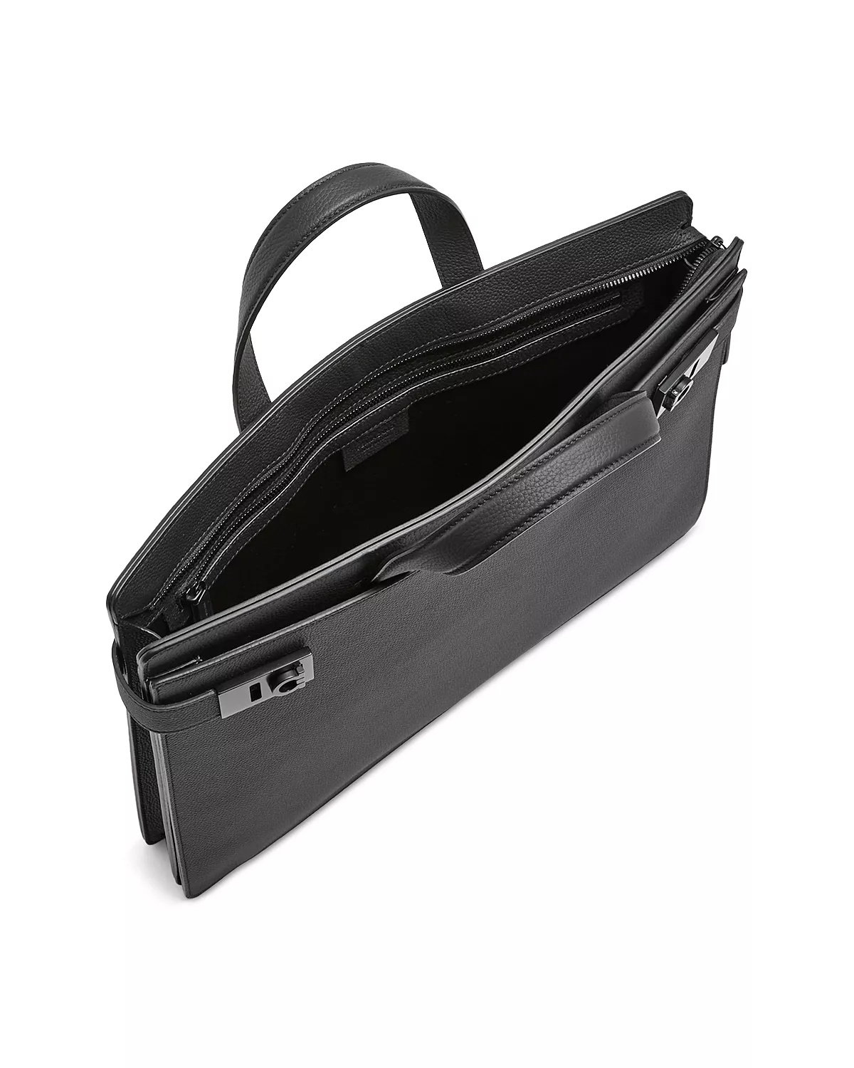 Men's Leather Briefcase - 2