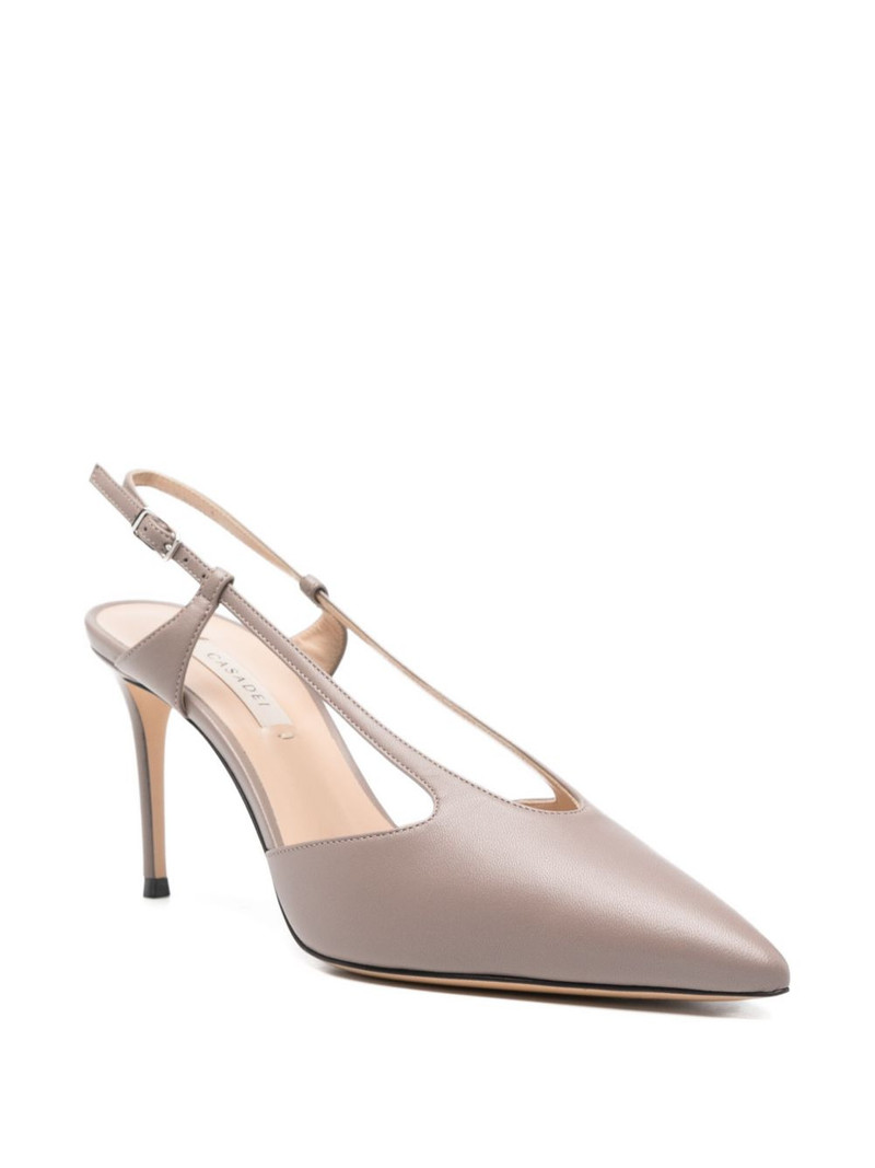 CASADEI 80mm pointed slingback pumps outlook
