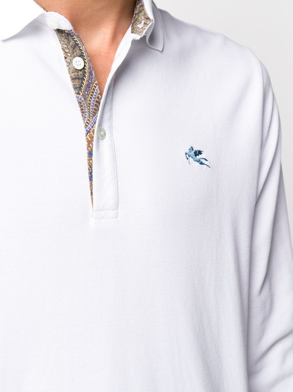 Pegaso embroidery polo shirt - 5