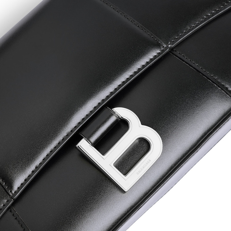 Women's Hourglass Medium Sling Bag With Charms in Black 6