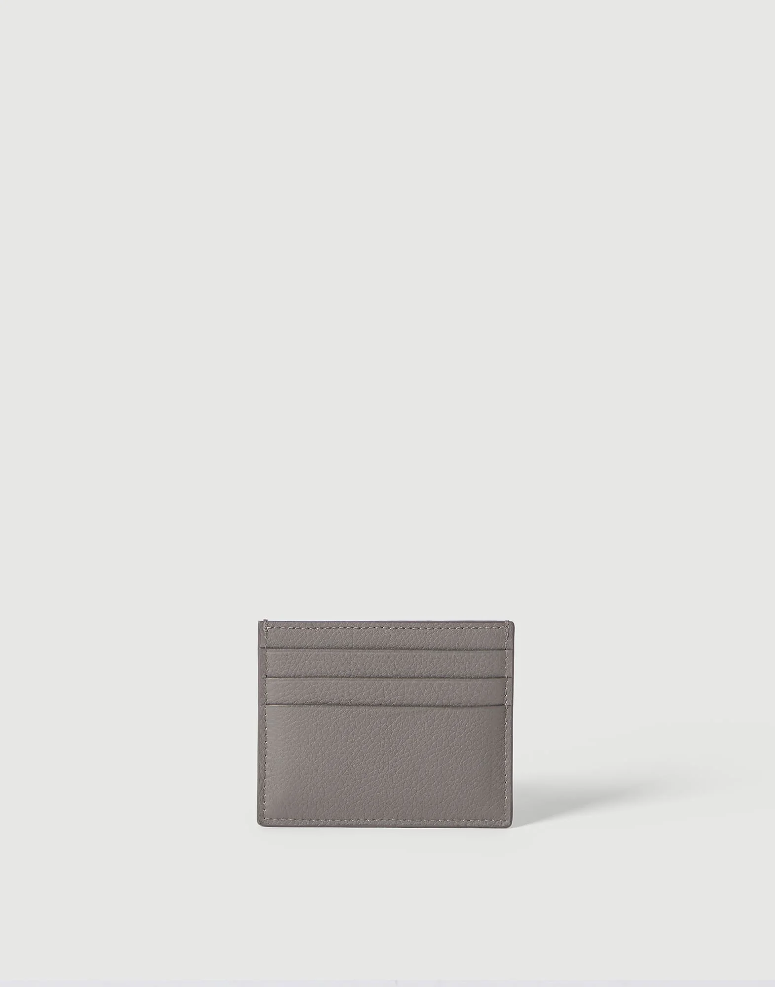 Grained calfskin card case - 1