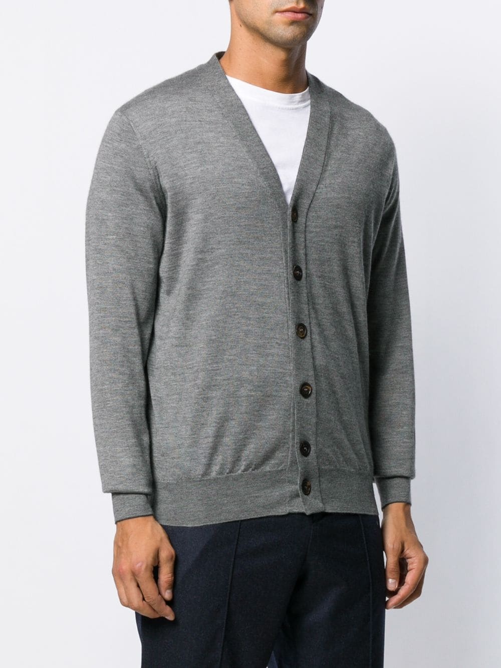 classic fitted cardigan - 3