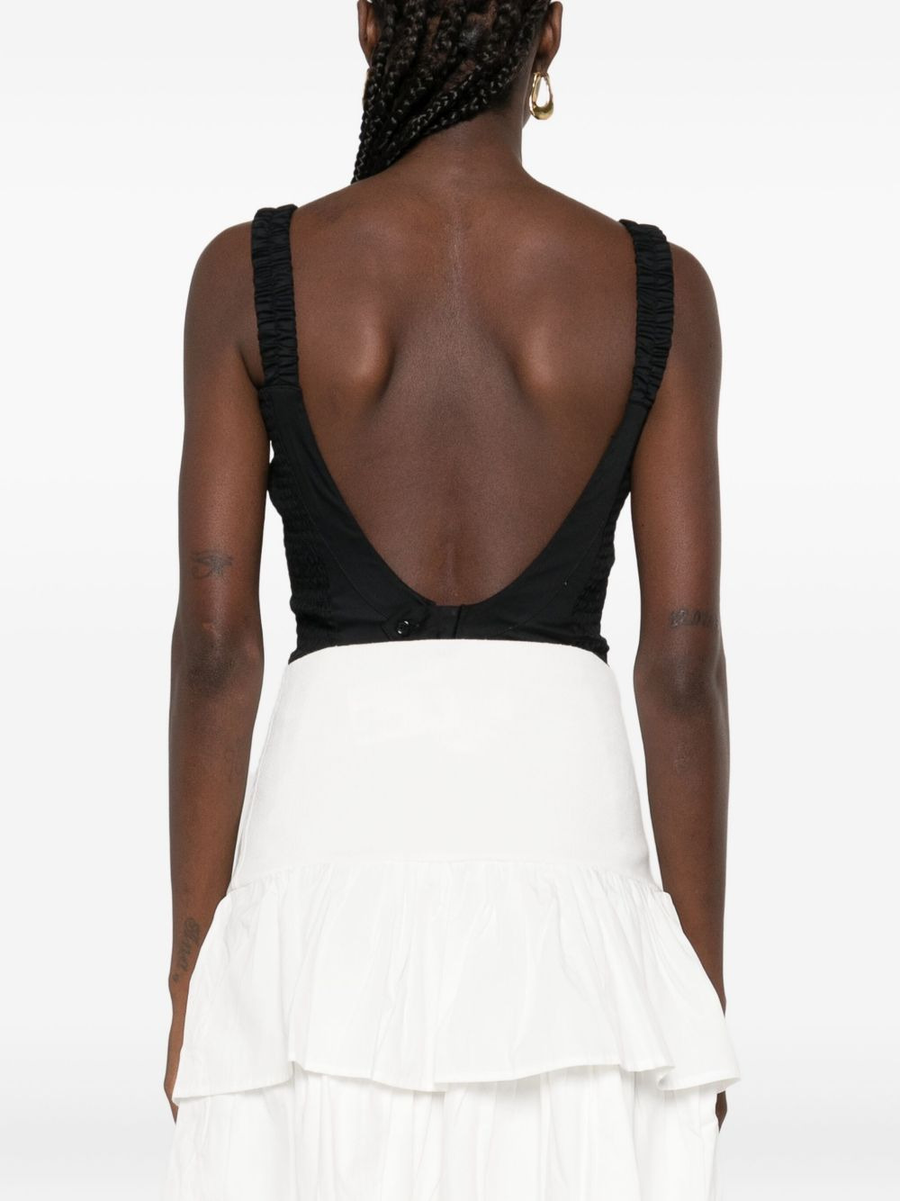 square-neck bodysuit - 4