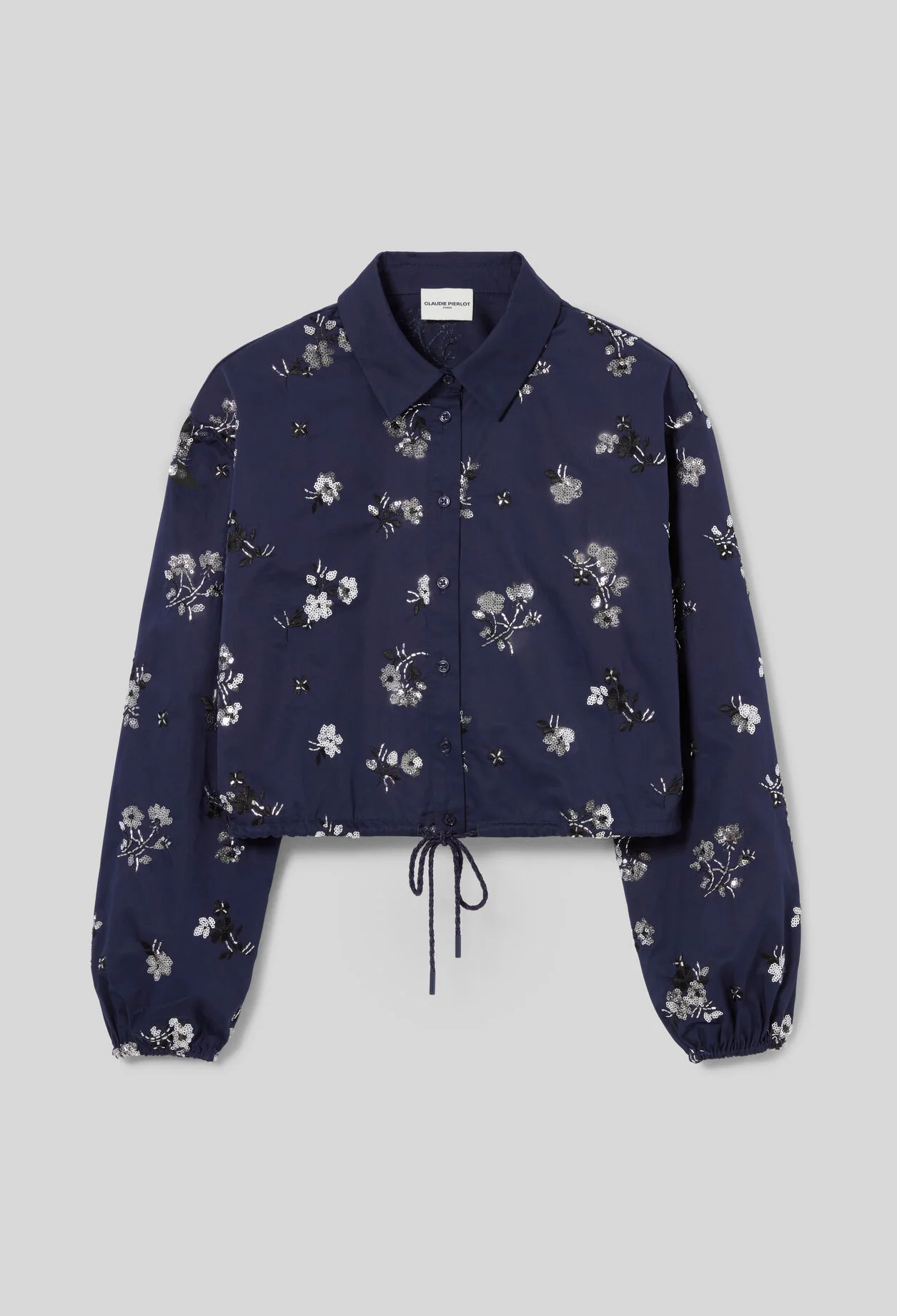 FLORAL CROPPED SHIRT - 1