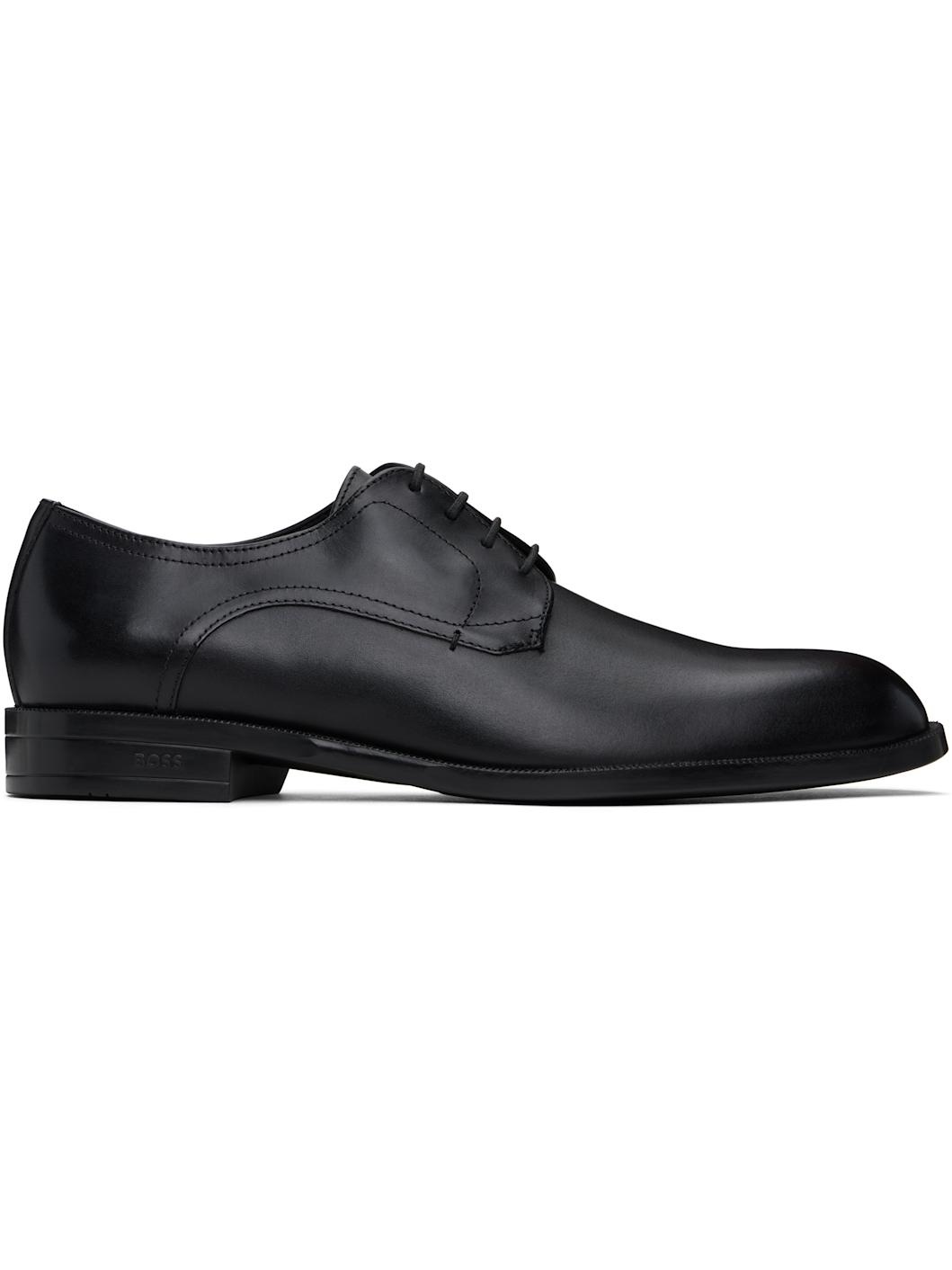 Black Leather Derbys - 1