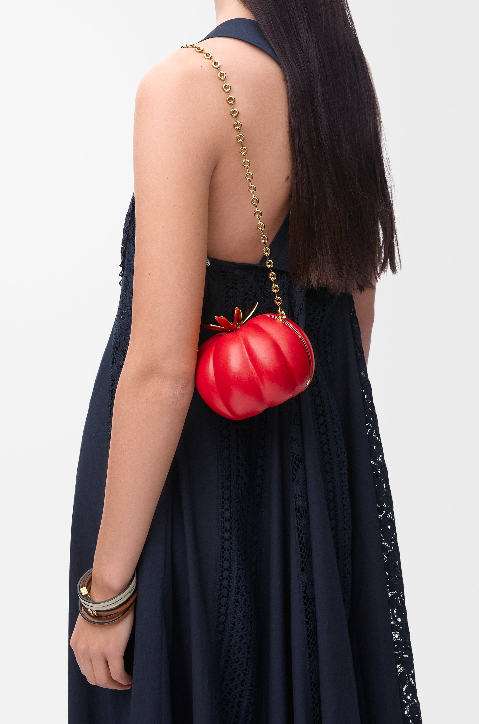 Tomato clutch in nappa lambskin - 2