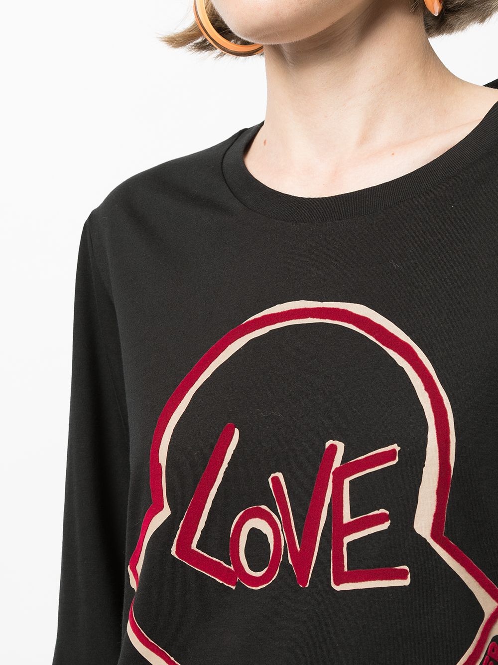 Love-print T-shirt - 5