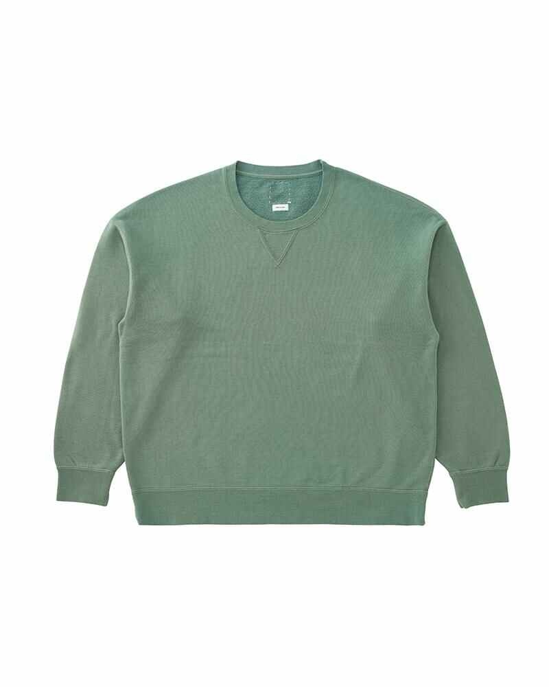 visvim JUMBO SB SWEAT L/S (V.D.) GREEN | REVERSIBLE