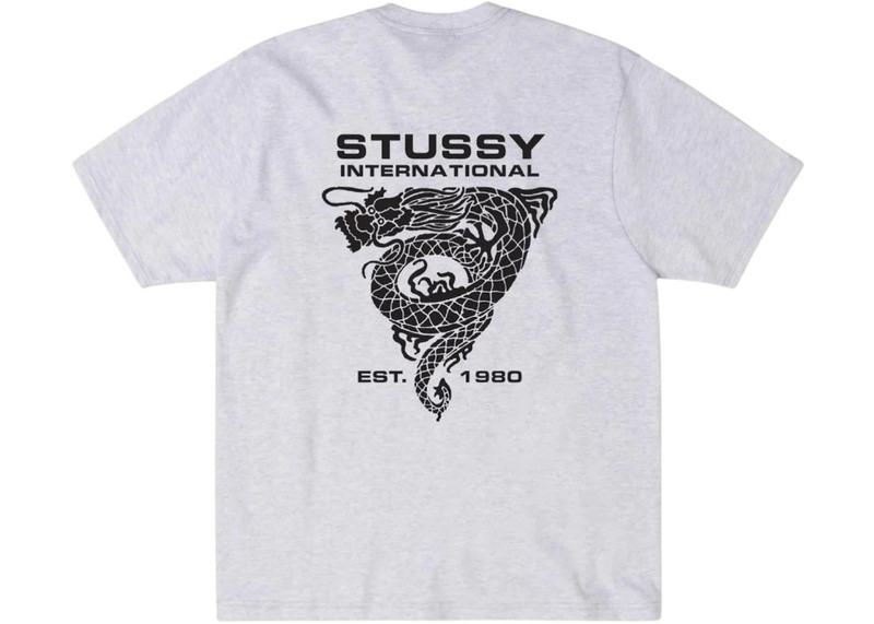 Stüssy Stussy Dragon Tee Ash Heather outlook
