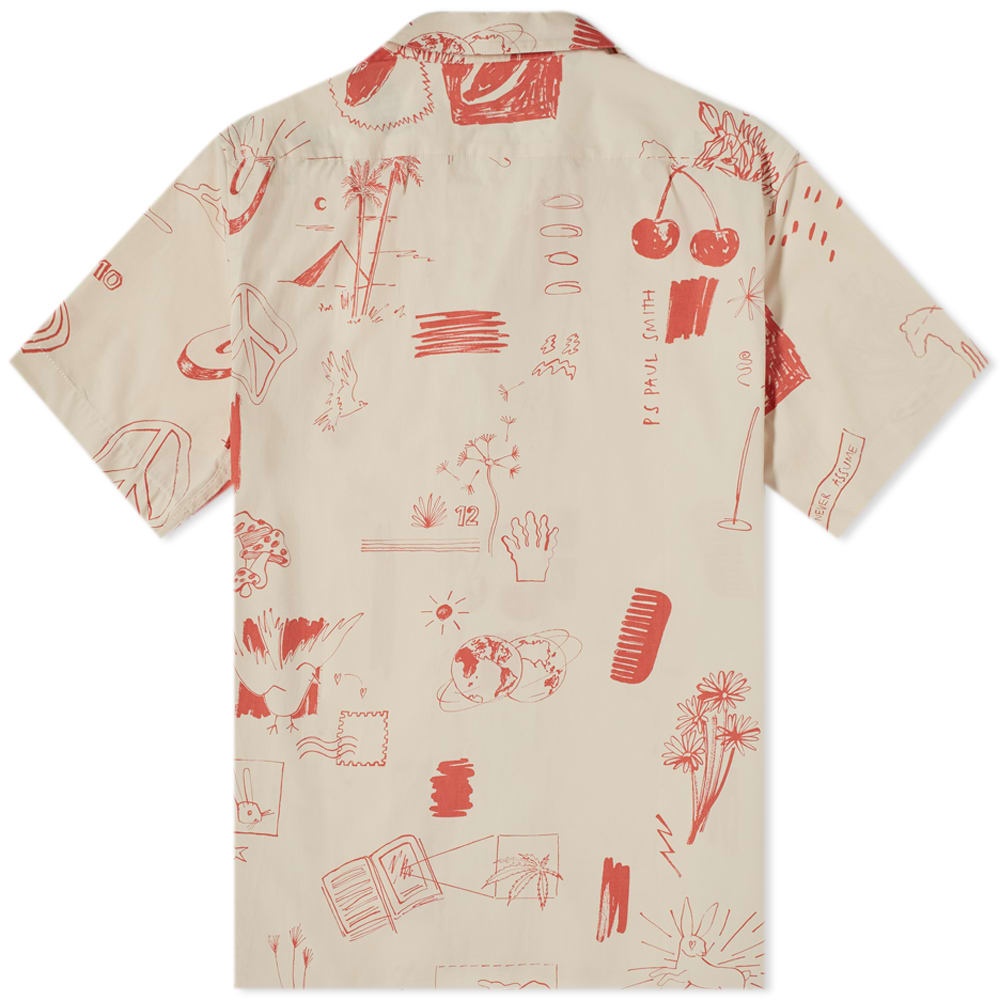 Paul Smith Drawing Print Vacation Shirt - 2