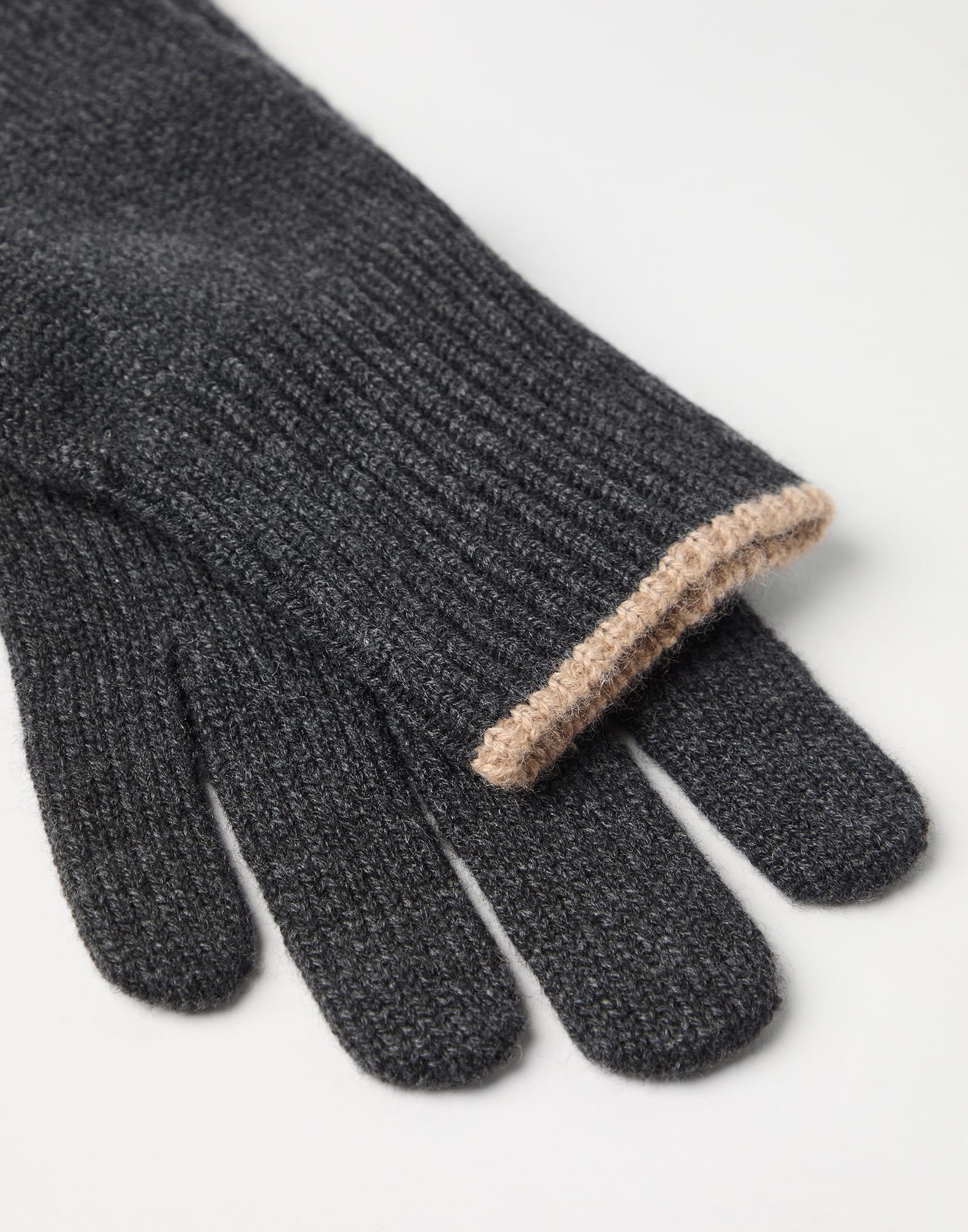 Cashmere knit gloves - 2