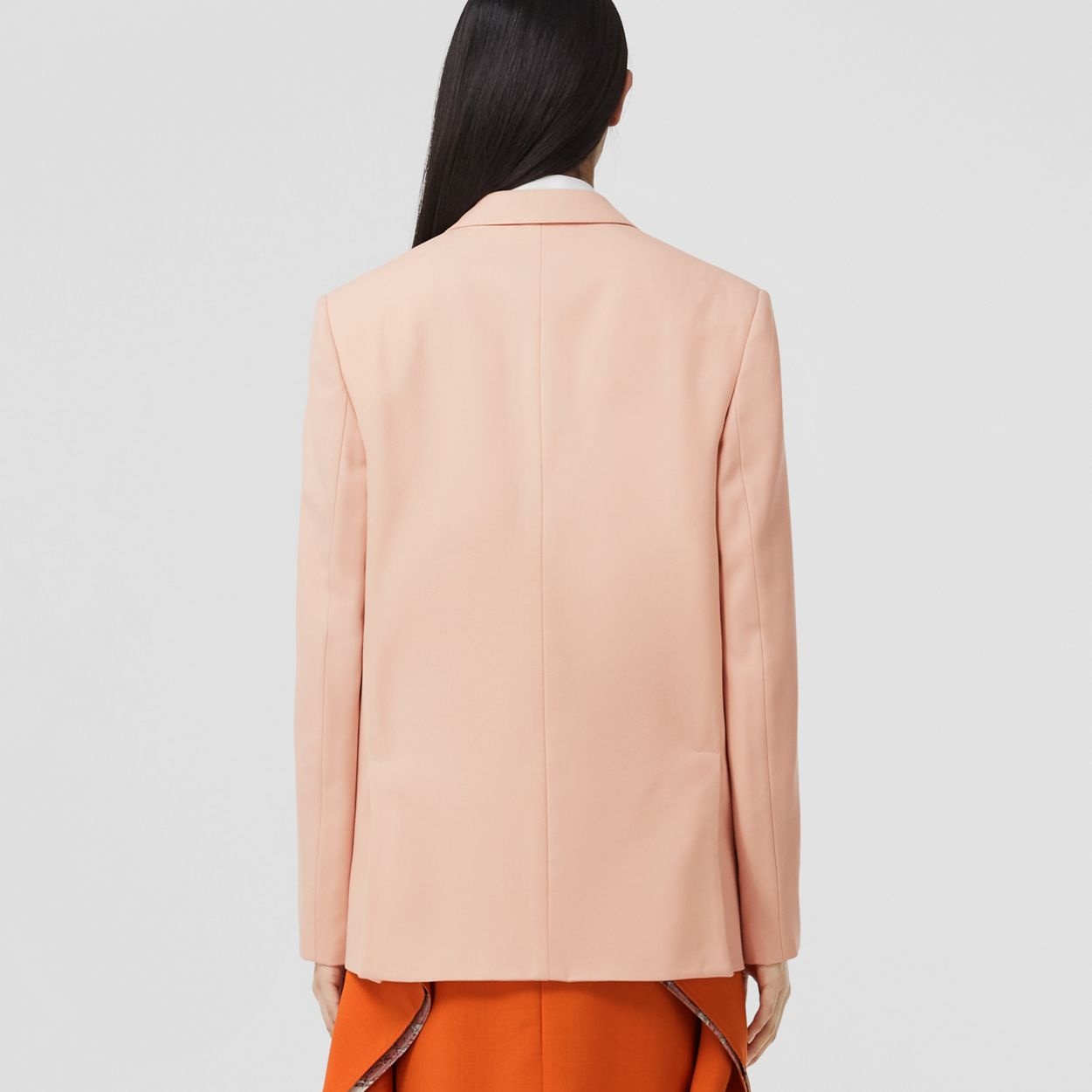 Wool Oversized Tailored Jacket - 4
