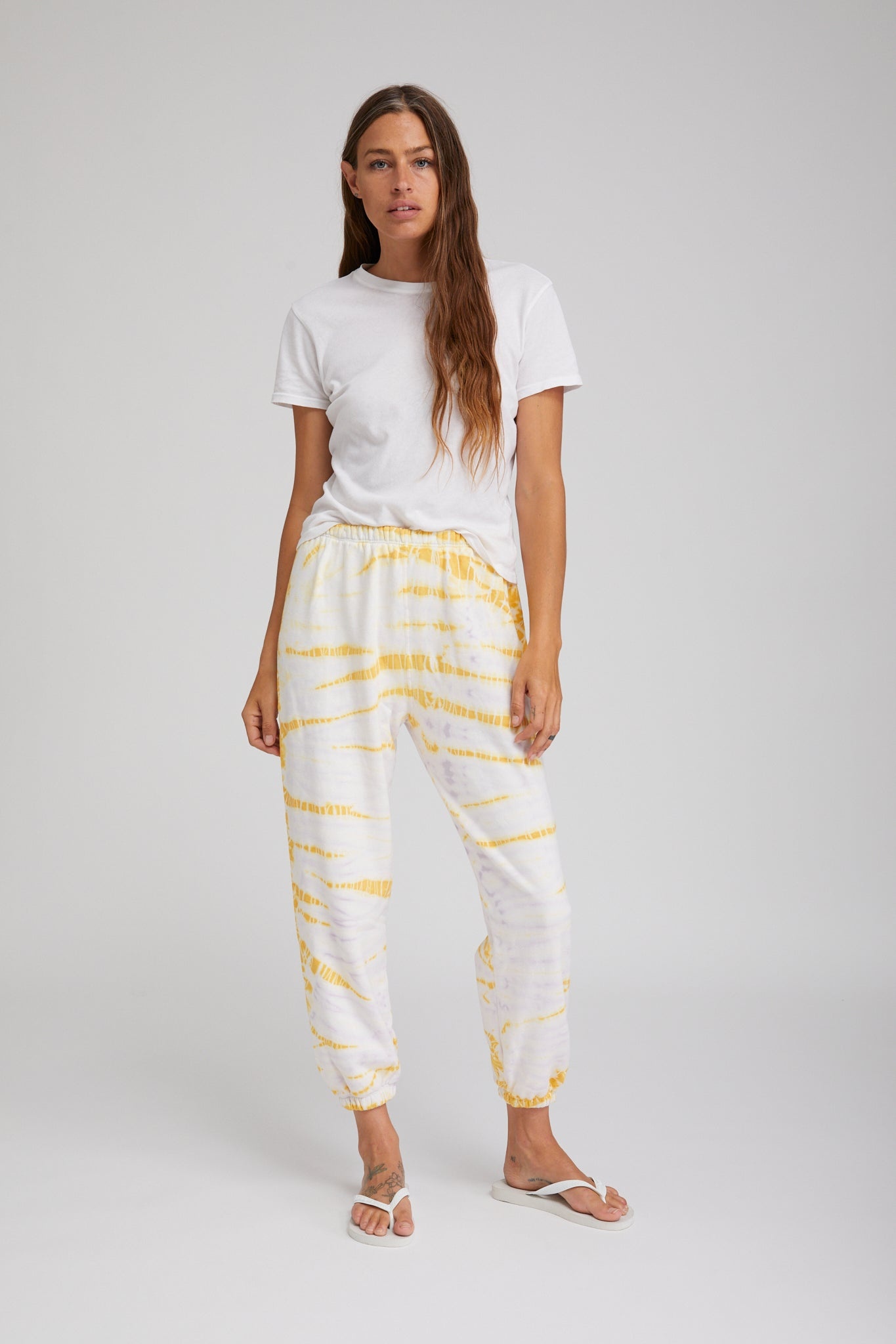 MARIGOLD MARBLE TRI-BLEND SWEATPANTS - 1