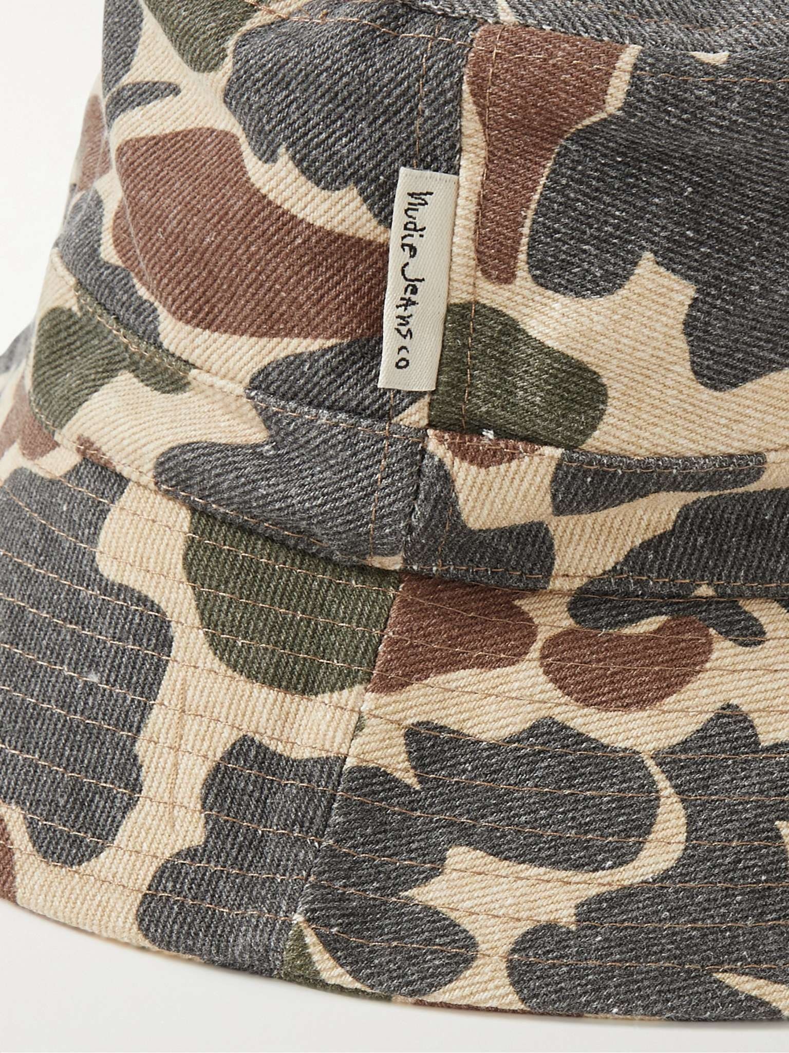 Martinsson Camouflage-Print Organic Cotton-Twill Bucket Hat - 2