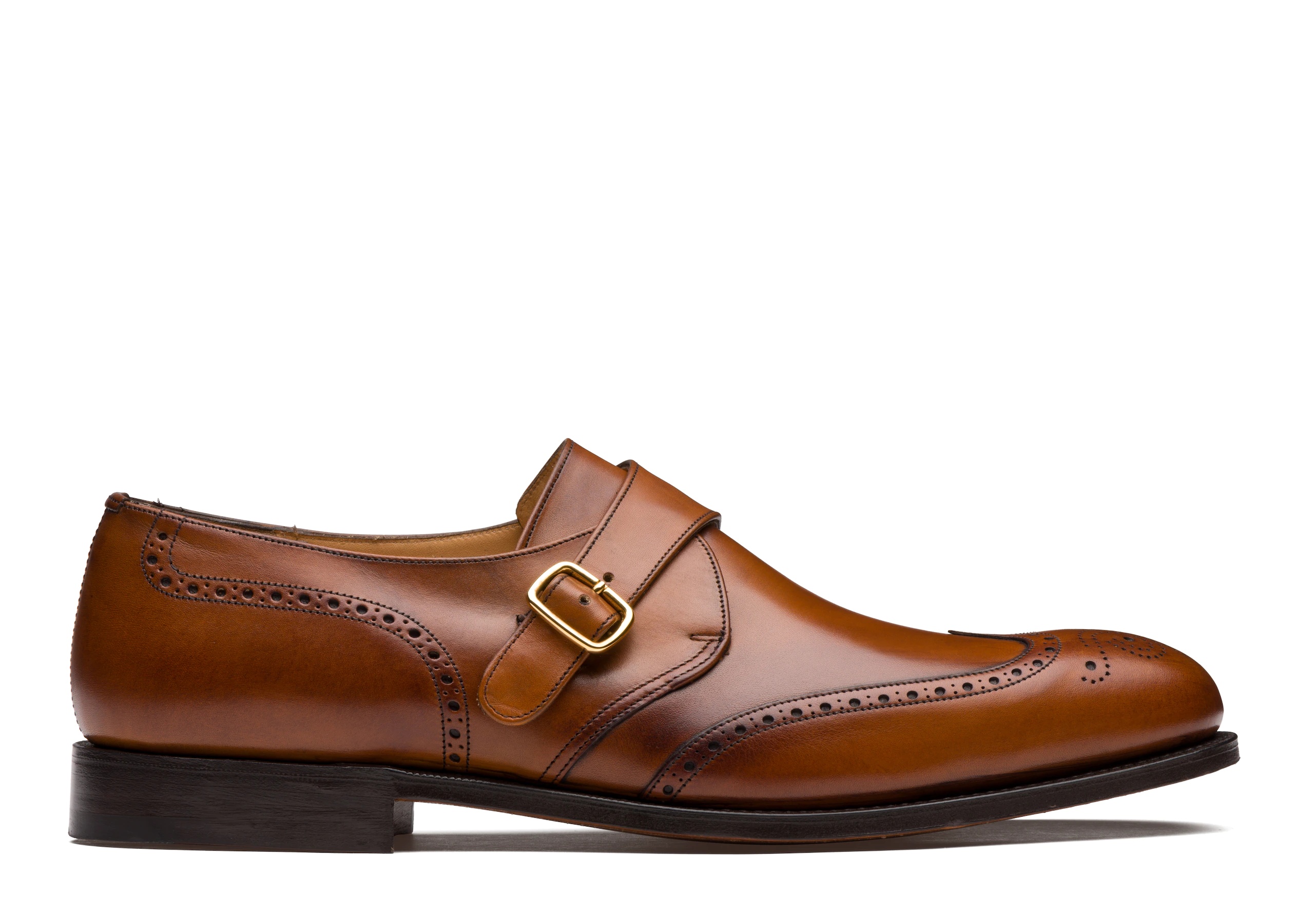 Piccadilly 173
Nevada Leather Monk Strap Brogue Walnut - 1