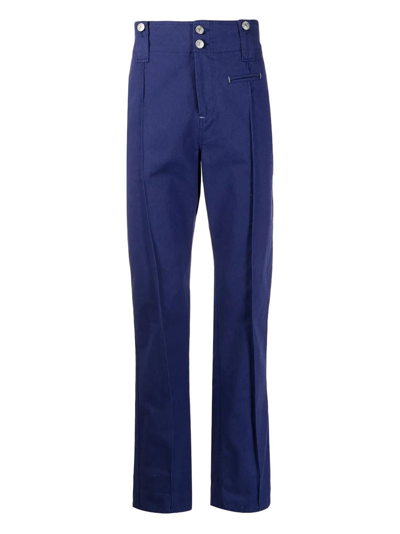 pleated cotton trousers 1